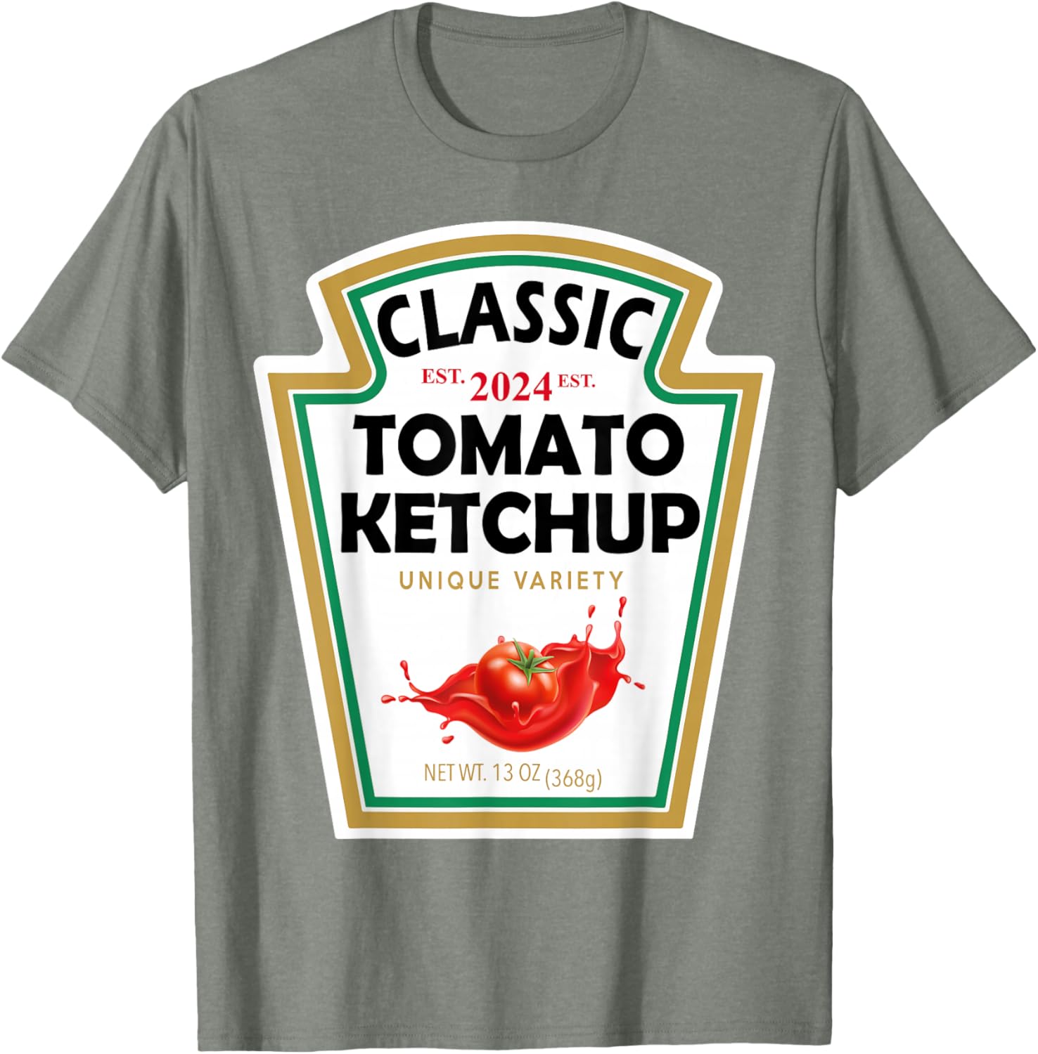 Red Ketchup DIY Halloween Costume Matching Mustard T-Shirt for Groups - 7