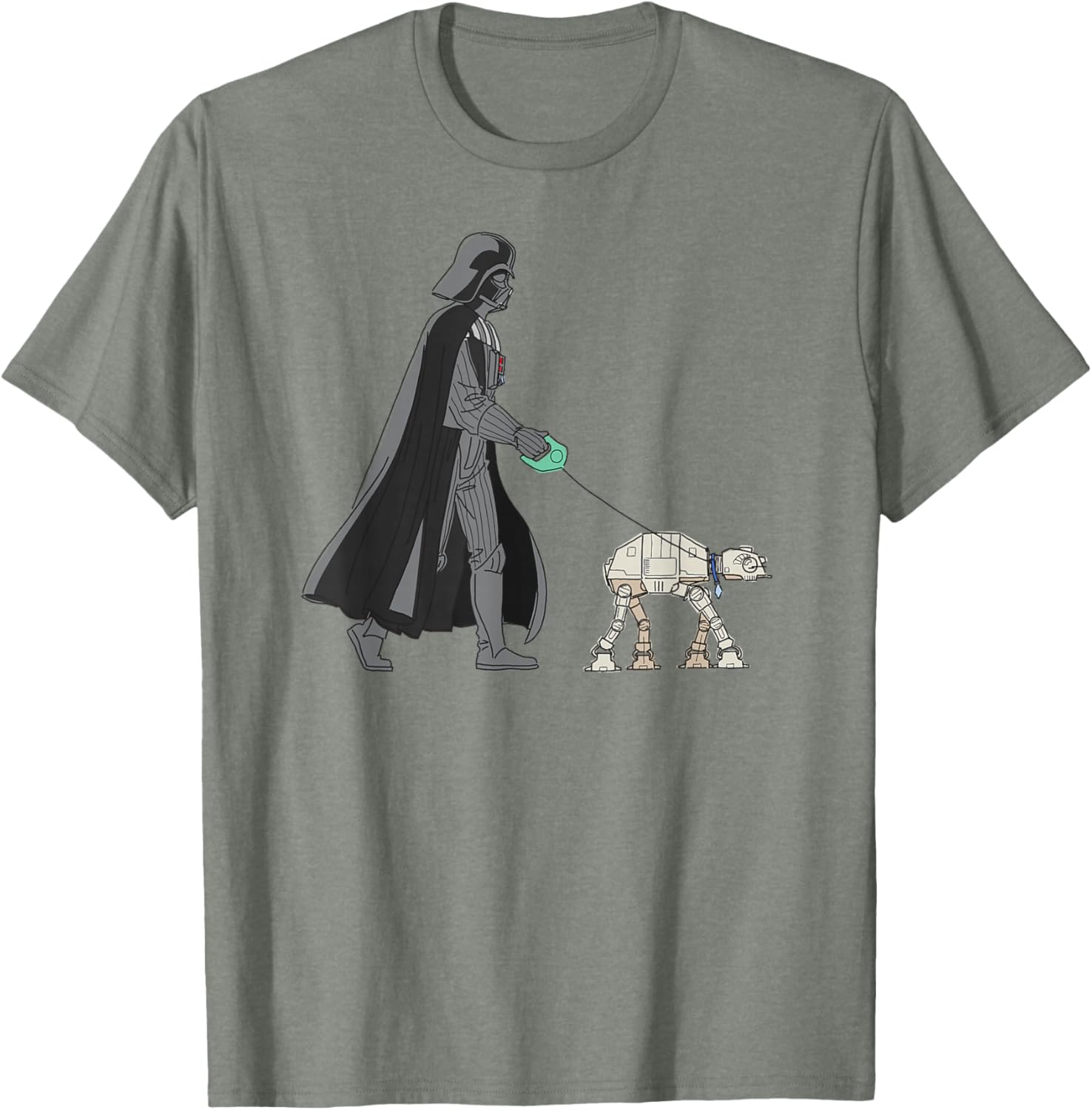 Darth Vader Dog Walker Meme T-Shirt for Star Wars Fans and Pets Lovers - 10