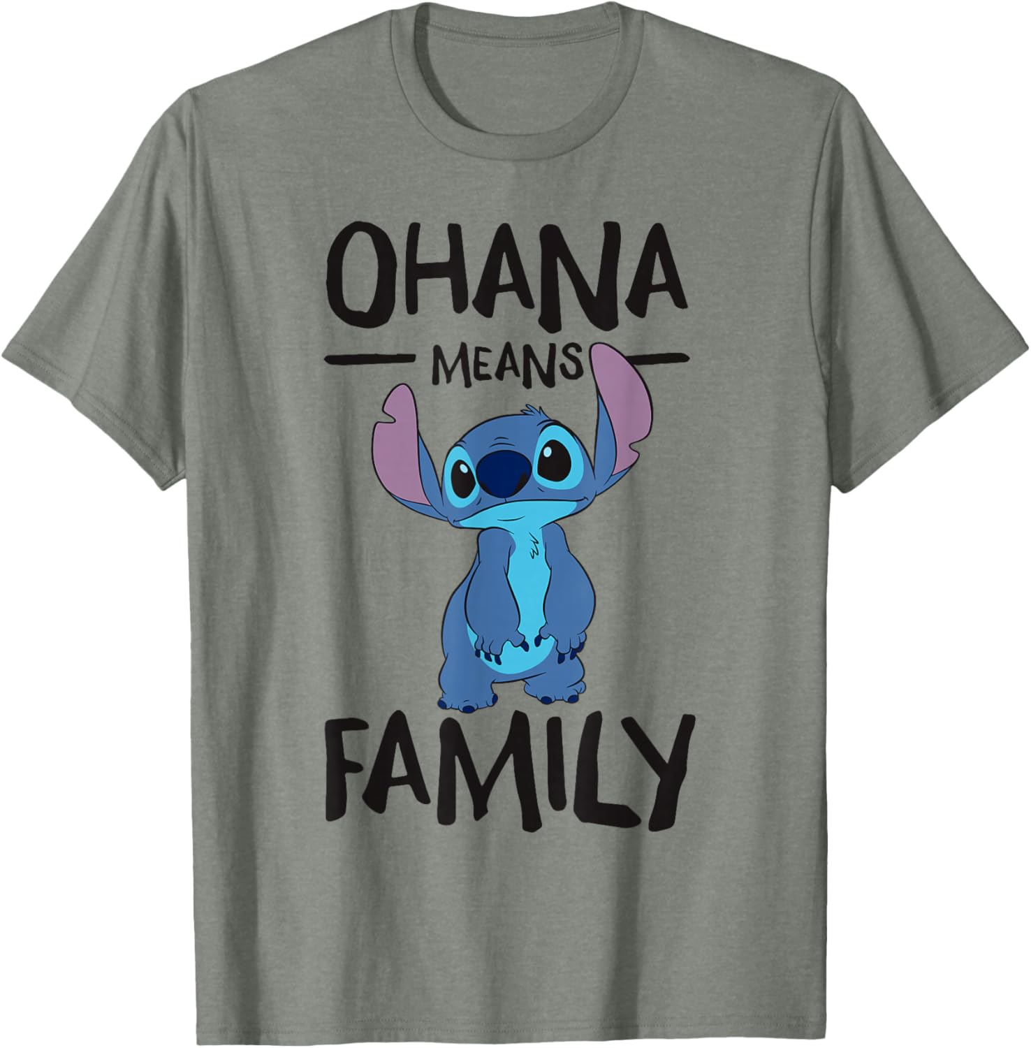 Lilo & Stitch Ohana Family T-Shirt for Fun Casual Wear - 3