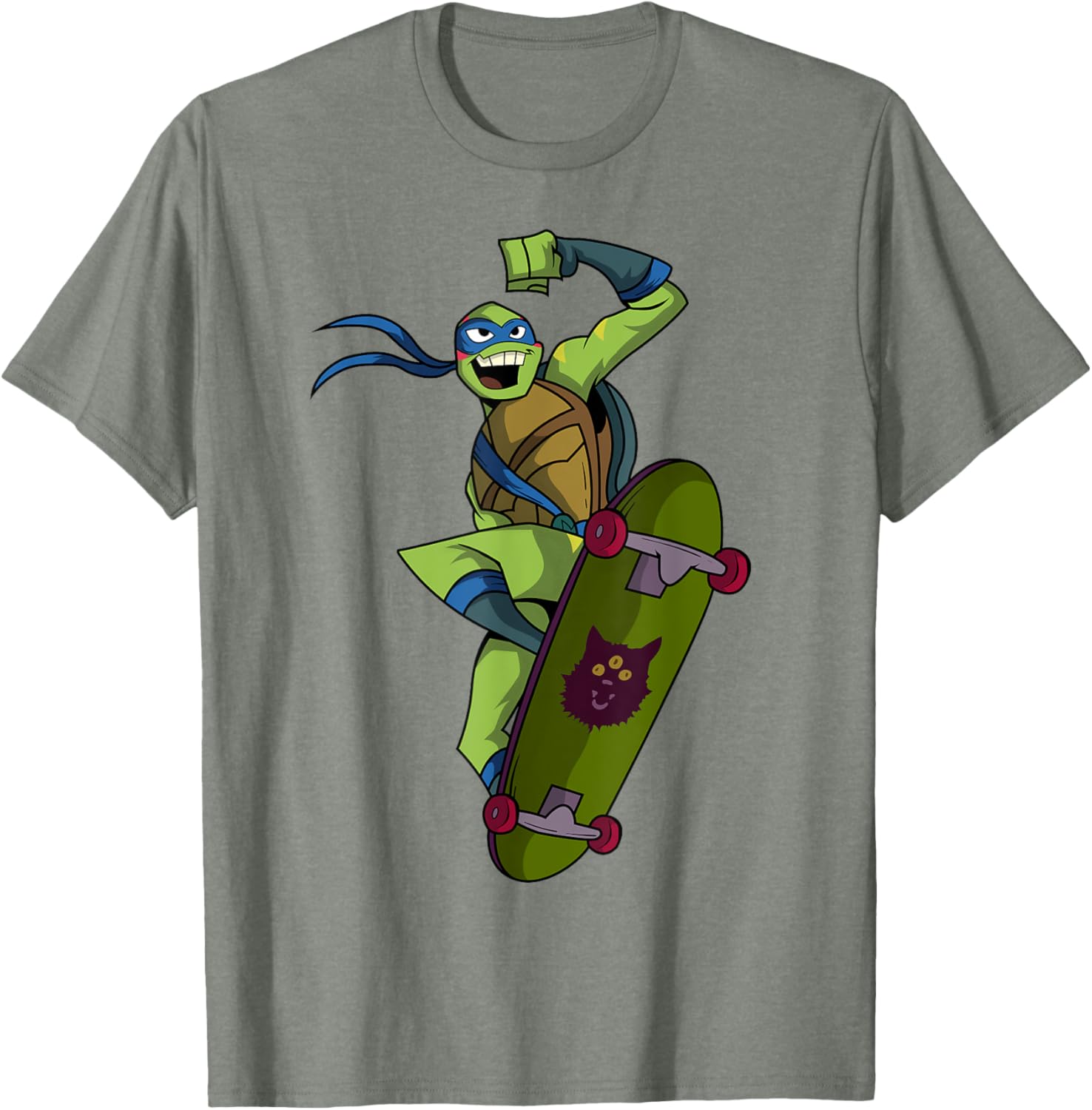 Mademark Teenage Mutant Ninja Turtles Leonardo Skateboard T-Shirt for Kids - 14
