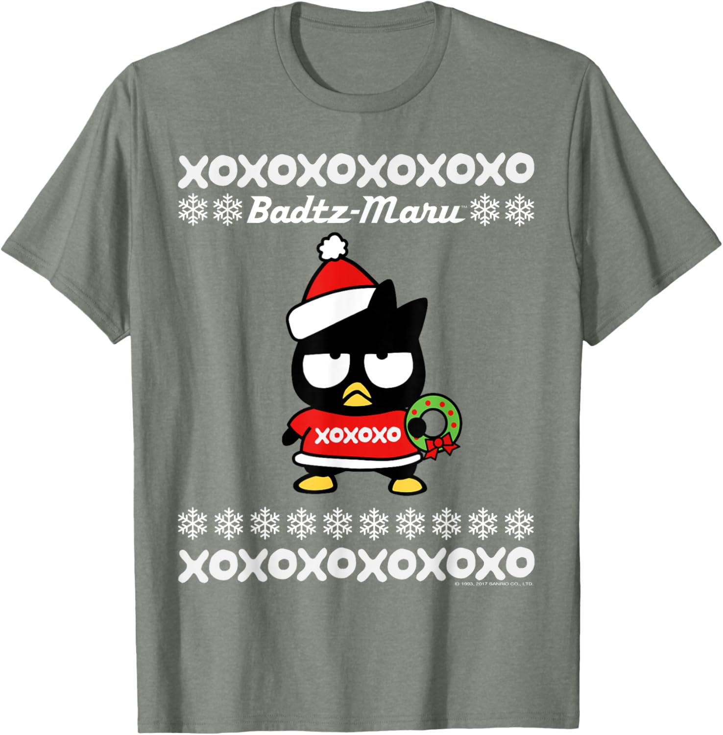 Bad Badtz-Maru Ugly Christmas T-Shirt Fun Holiday Apparel for All - 9
