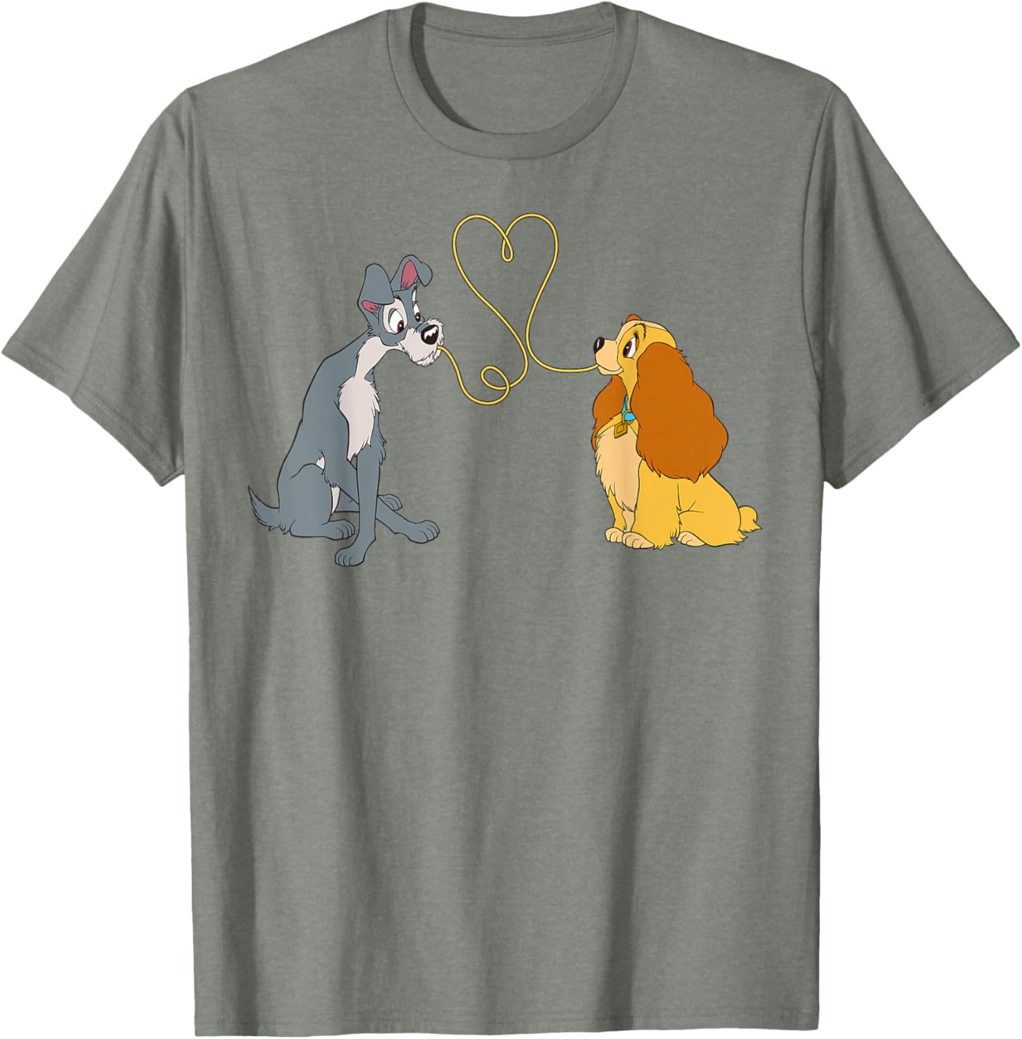 Disney Lady and The Tramp Bella Notte T-Shirt for Fans of Classic Romance - 12