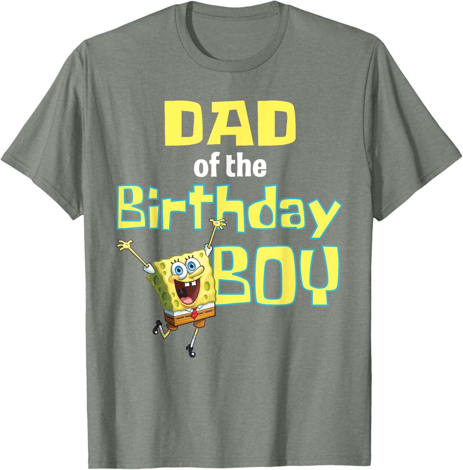 SpongeBob SquarePants Dad Of The Birthday Boy T-Shirt Fun Gift Idea - 26