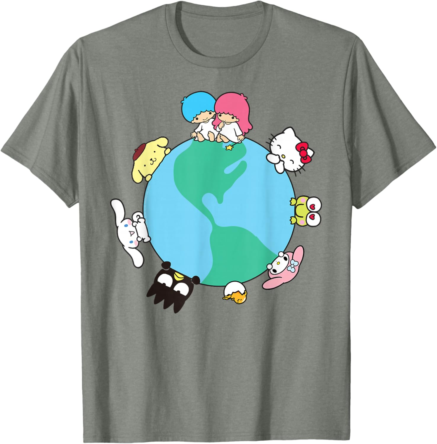 Hello Kitty and Friends Sanrio Earth T-Shirt for Fun and Fashion Lovers - 4