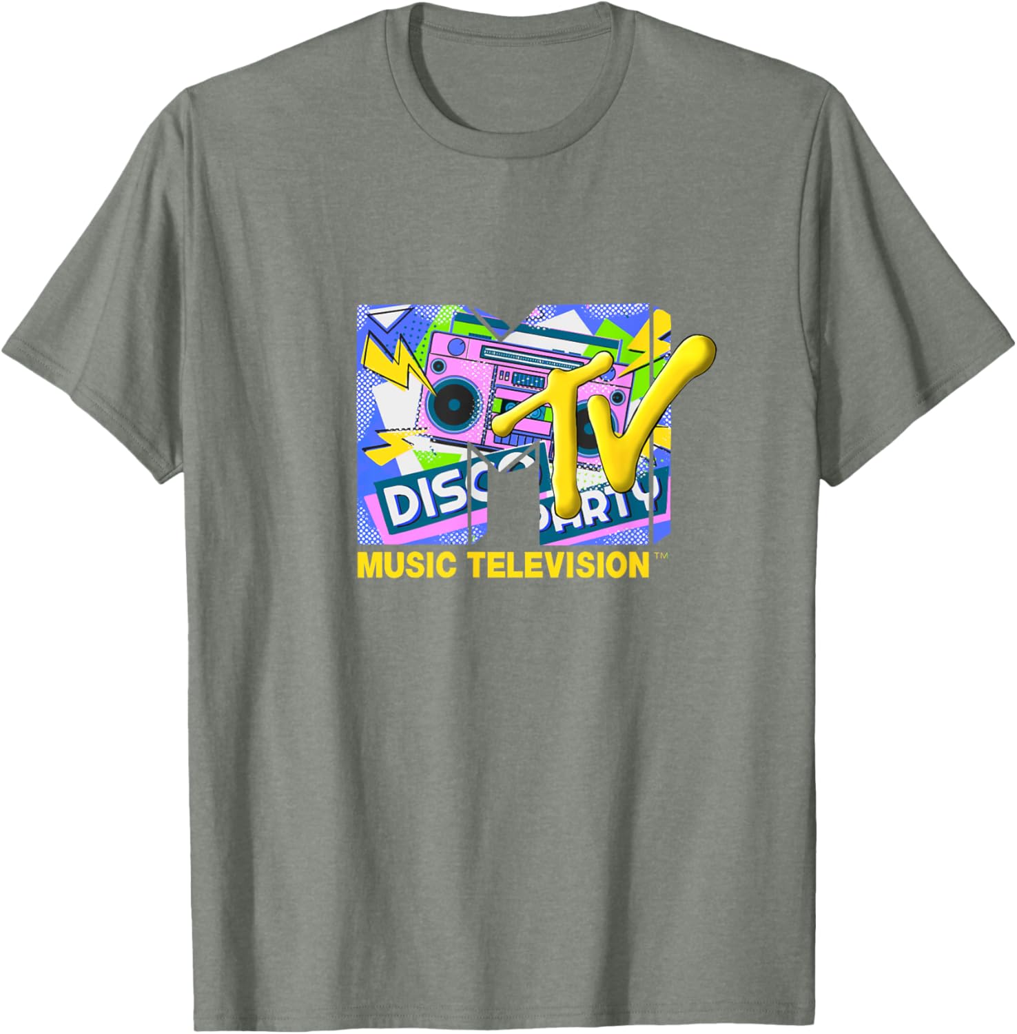 Mademark x MTV Disco Party T-Shirt with Official Logo and Ghettoblaster - 26