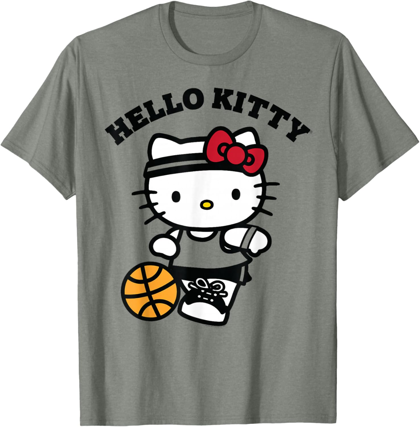 Hello Kitty Unisex Kids Basketball T-Shirt in Blue - Small Size - 2