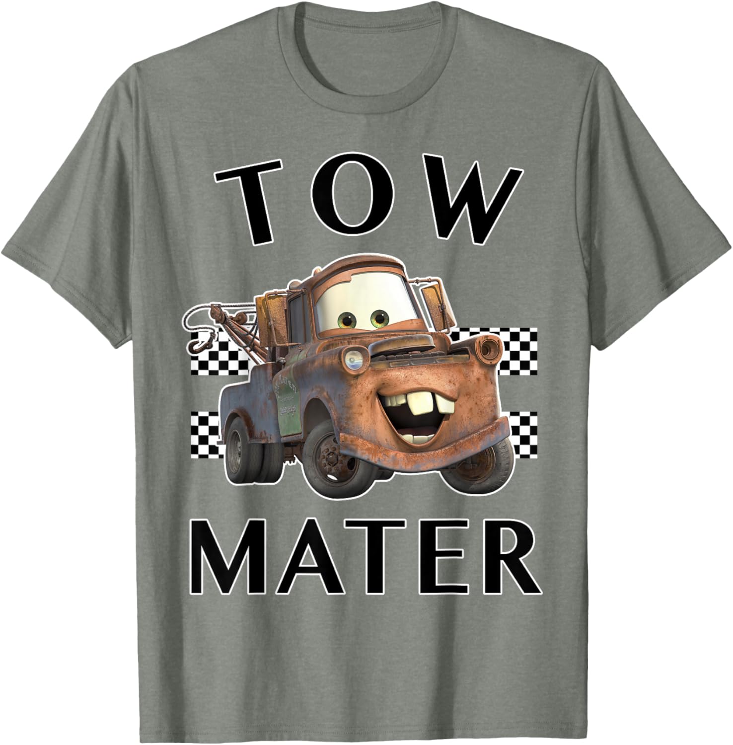 Disney Pixar Cars Tow Mater Graphic T-Shirt for Kids and Adults - 4