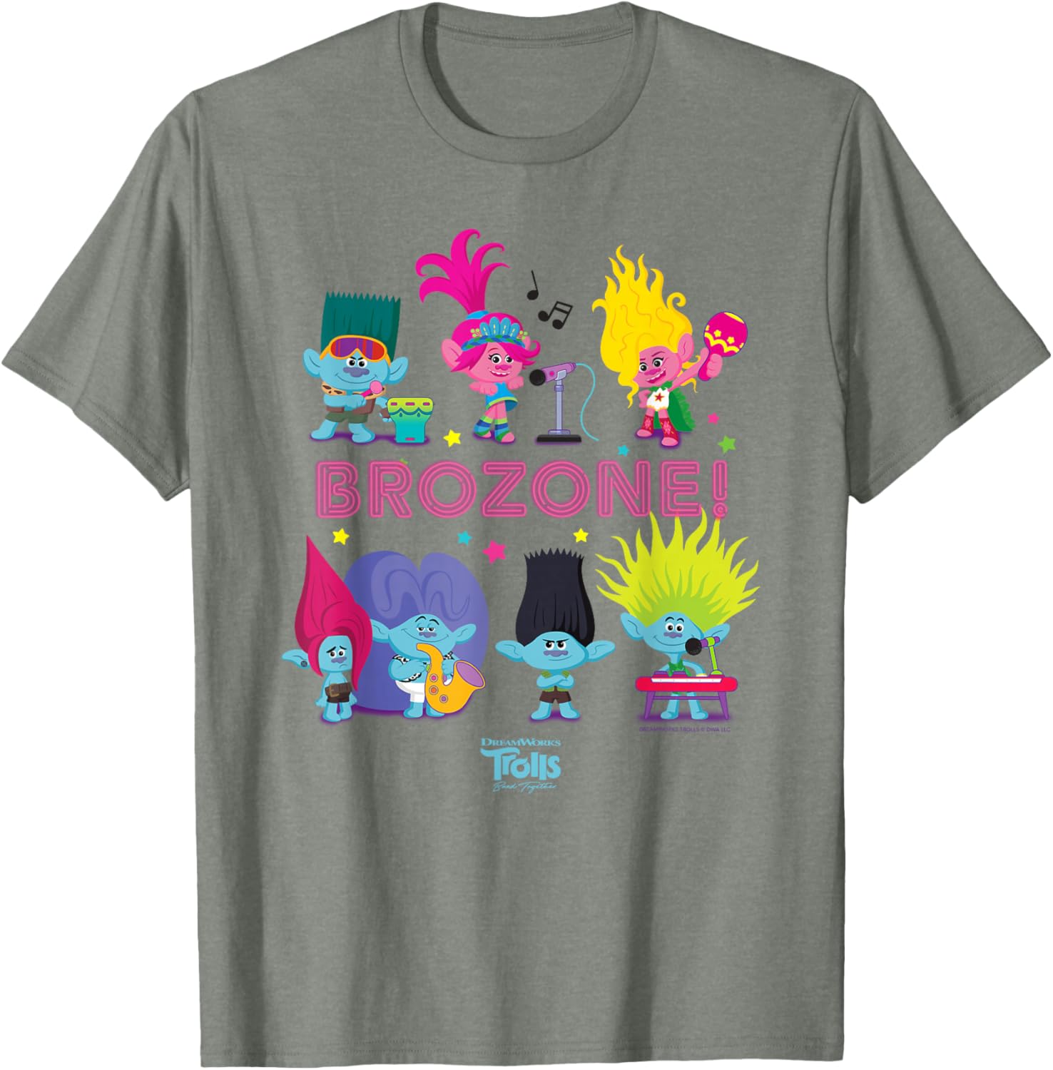 DreamWorks Trolls Band Together BroZone Poppy and Viva Cute T-Shirt - 10