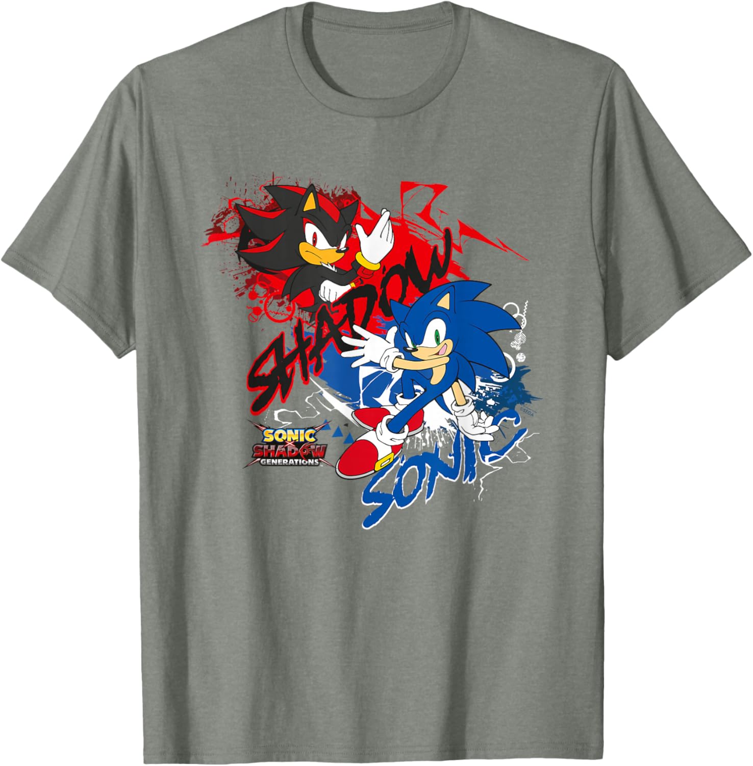 Sonic X Shadow Generations T-Shirt for Fans of Sonic the Hedgehog - 3