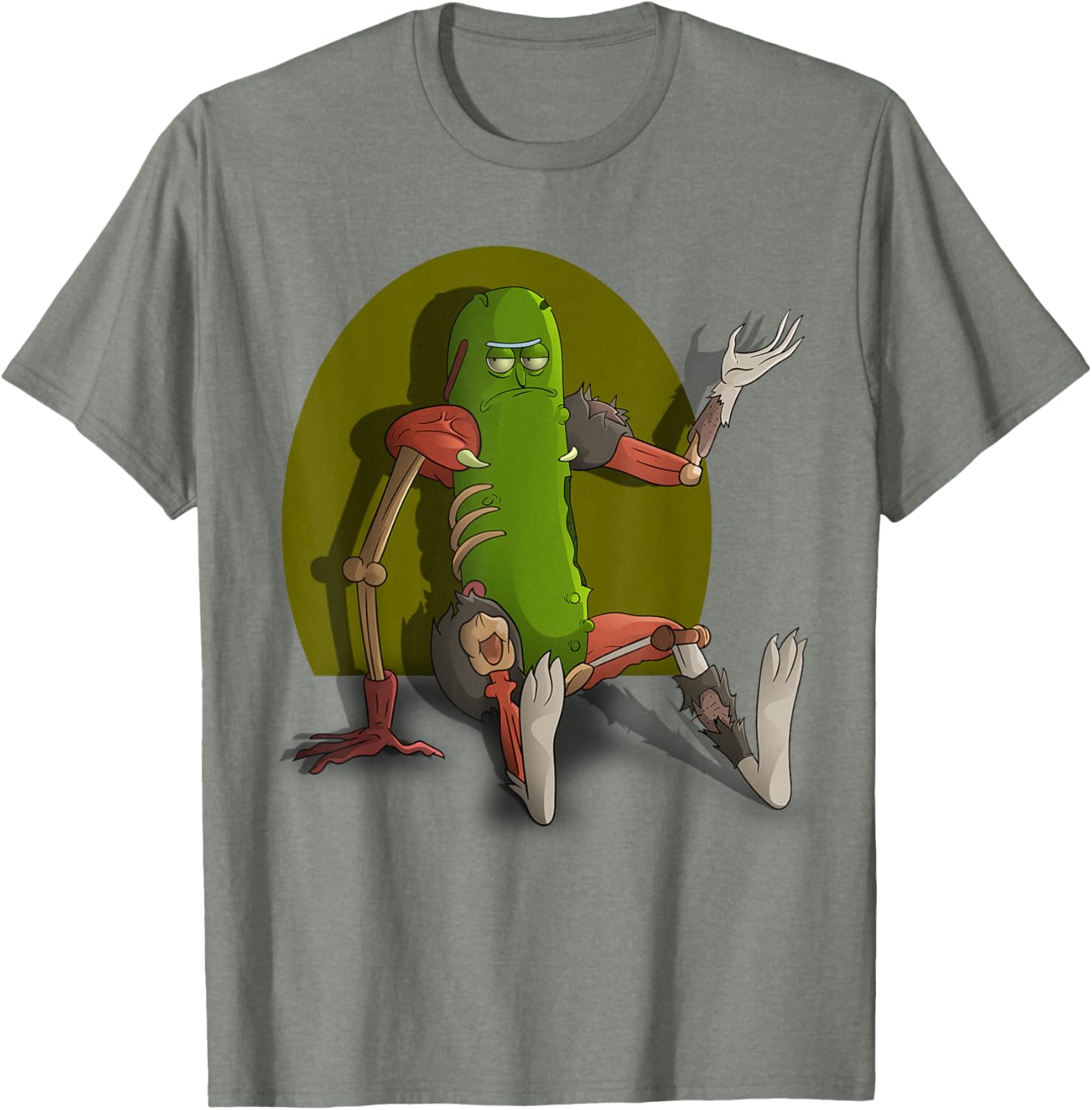 Mademark x Rick and Morty Pickle Rick Interview T-Shirt for Fans - 25