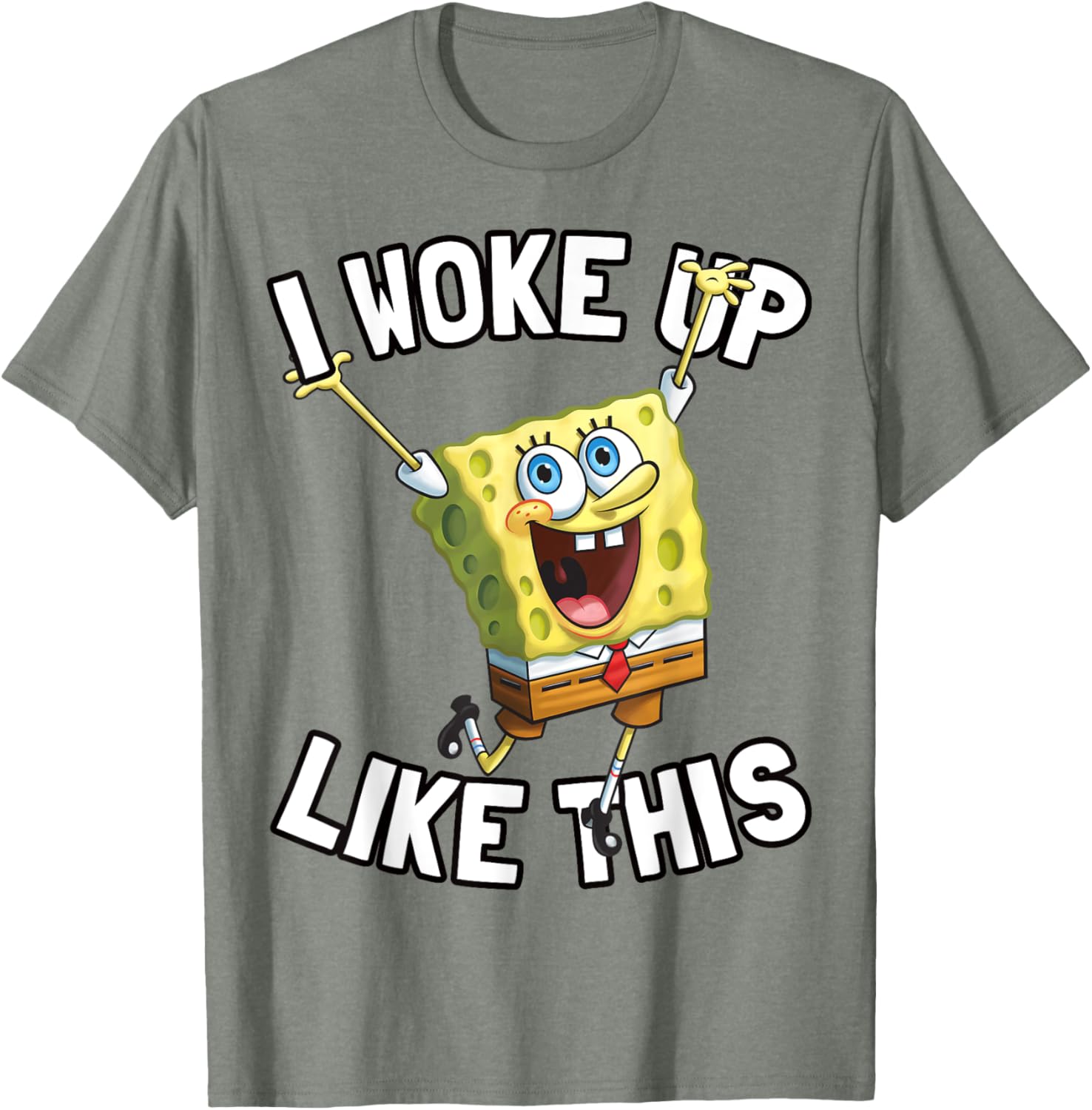 SpongeBob SquarePants I Woke Up Like This T-Shirt for Fun Fans - 20