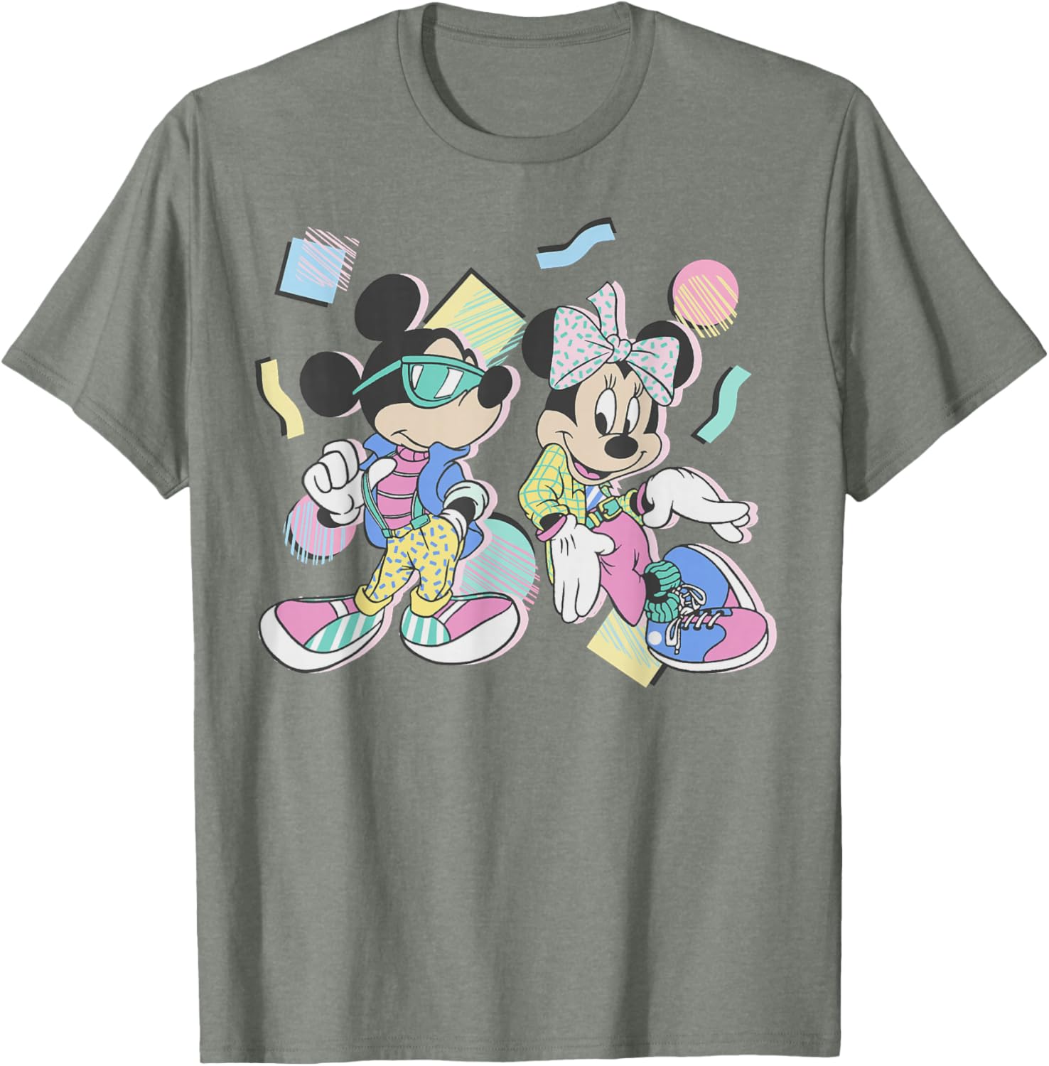 Disney Mickey and Minnie Retro 80s Style T-Shirt for Vintage Fans - 13