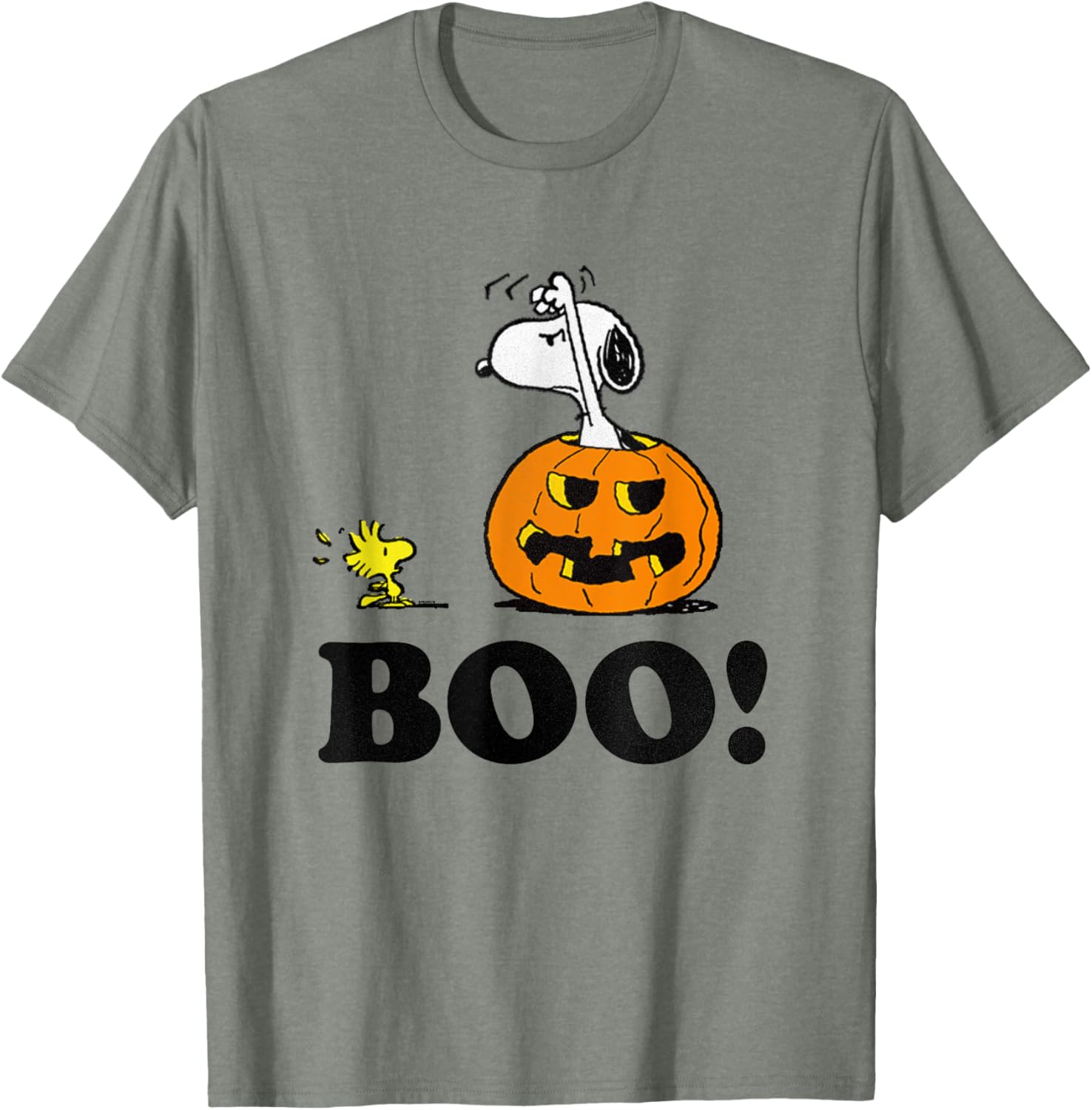 Peanuts Halloween Snoopy and Woodstock Boo T-Shirt for Kids and Adults - 3