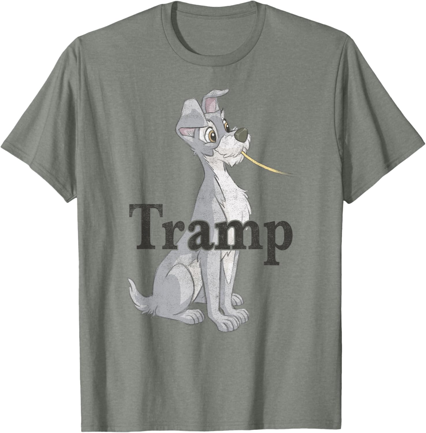 Disney Lady and the Tramp Spaghetti Couples T-Shirt for Fun Lovers - 2