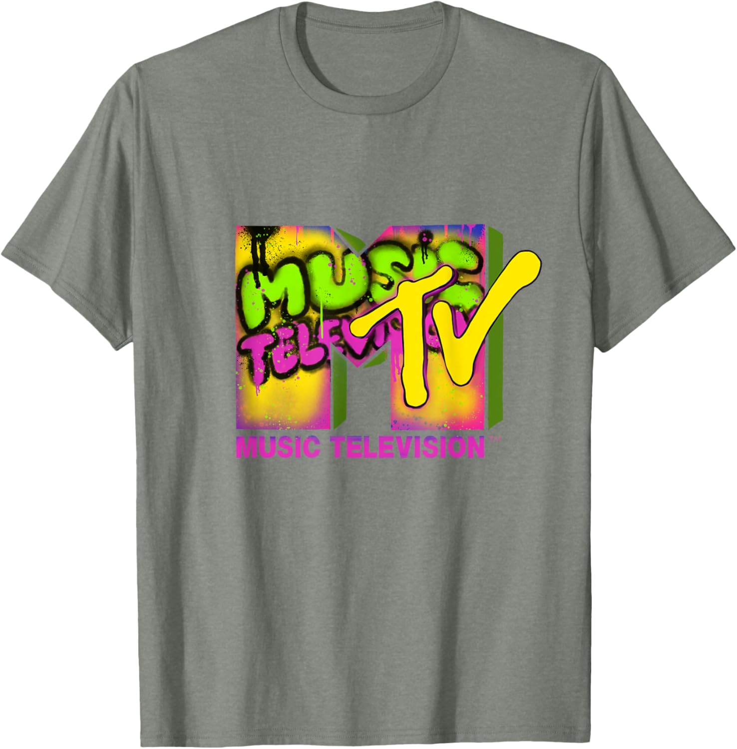 Mademark x MTV Official Logo Graffiti Tag T-Shirt for Music Lovers - 20