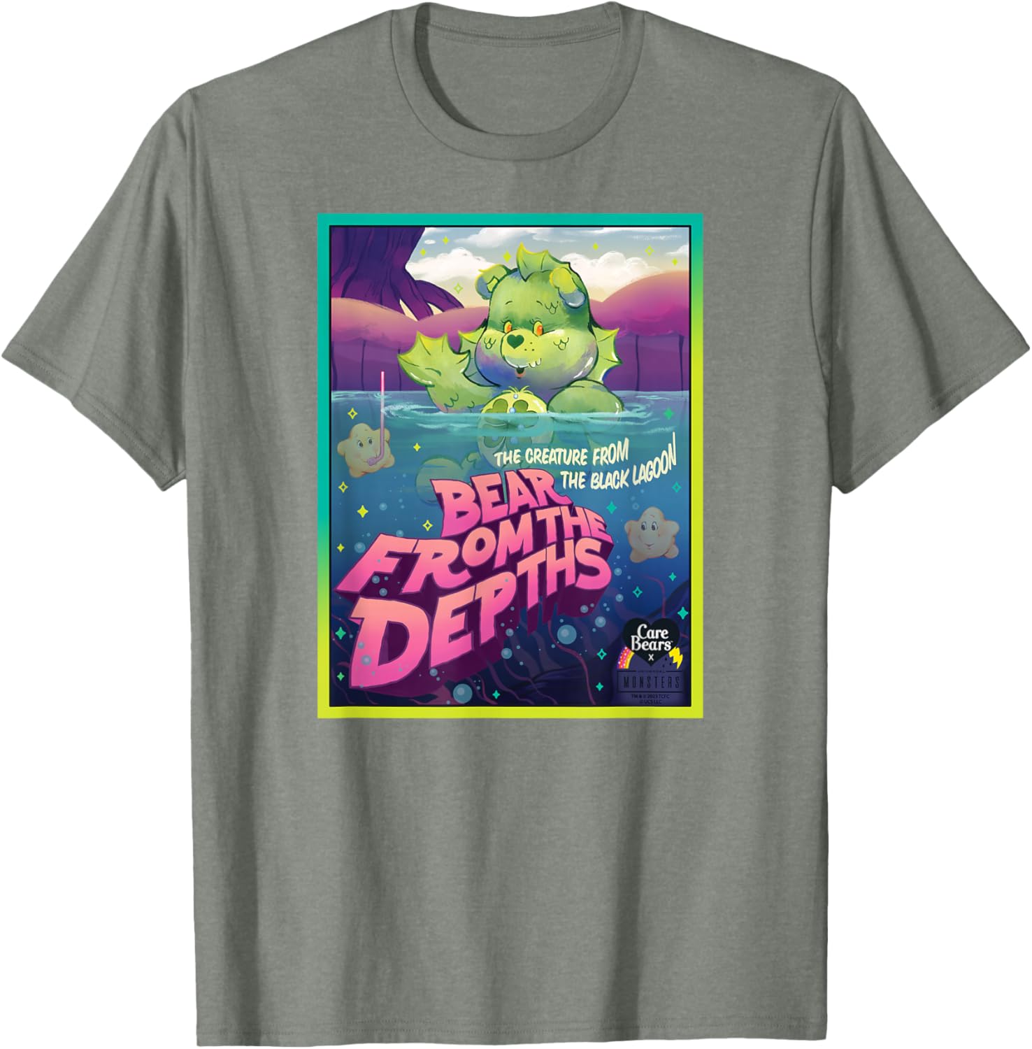 Care Bears Universal Monsters Good Luck Bear Creature T-Shirt for Fans - 10