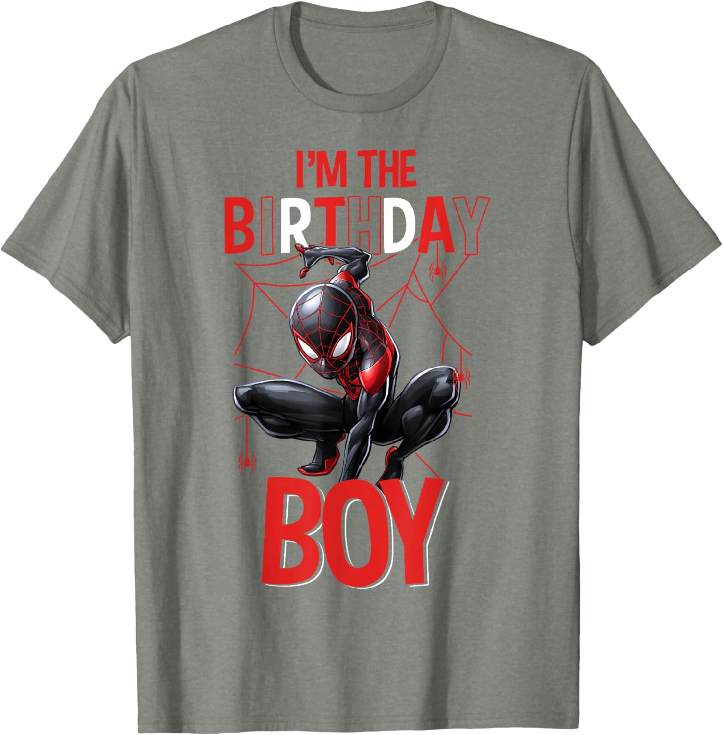 Marvel Spider-Man Miles Morales Birthday Boy T-Shirt for Kids - 5