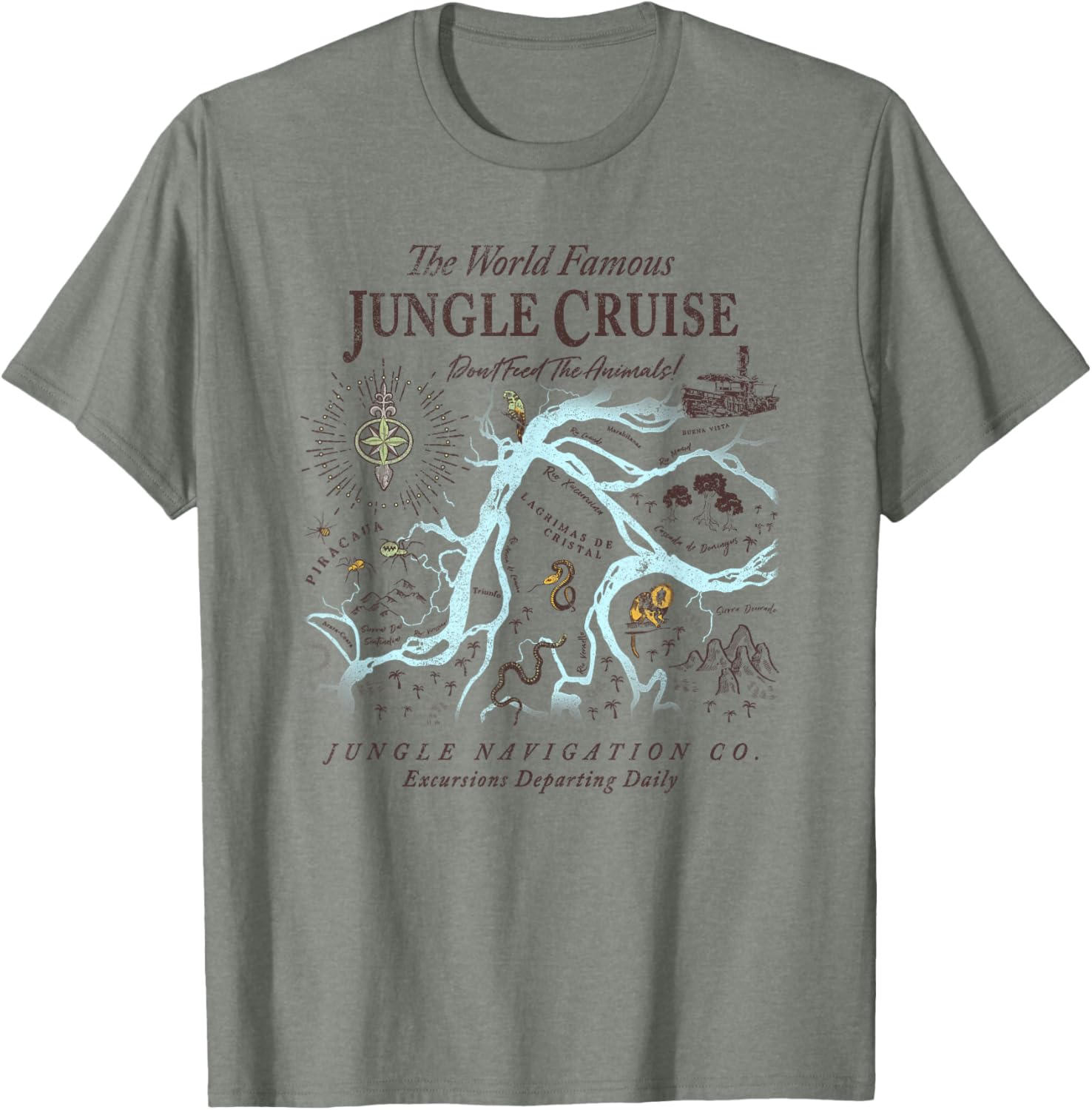 Disney Jungle Cruise T-Shirt Perfect for Adventures and Day Trips - 8