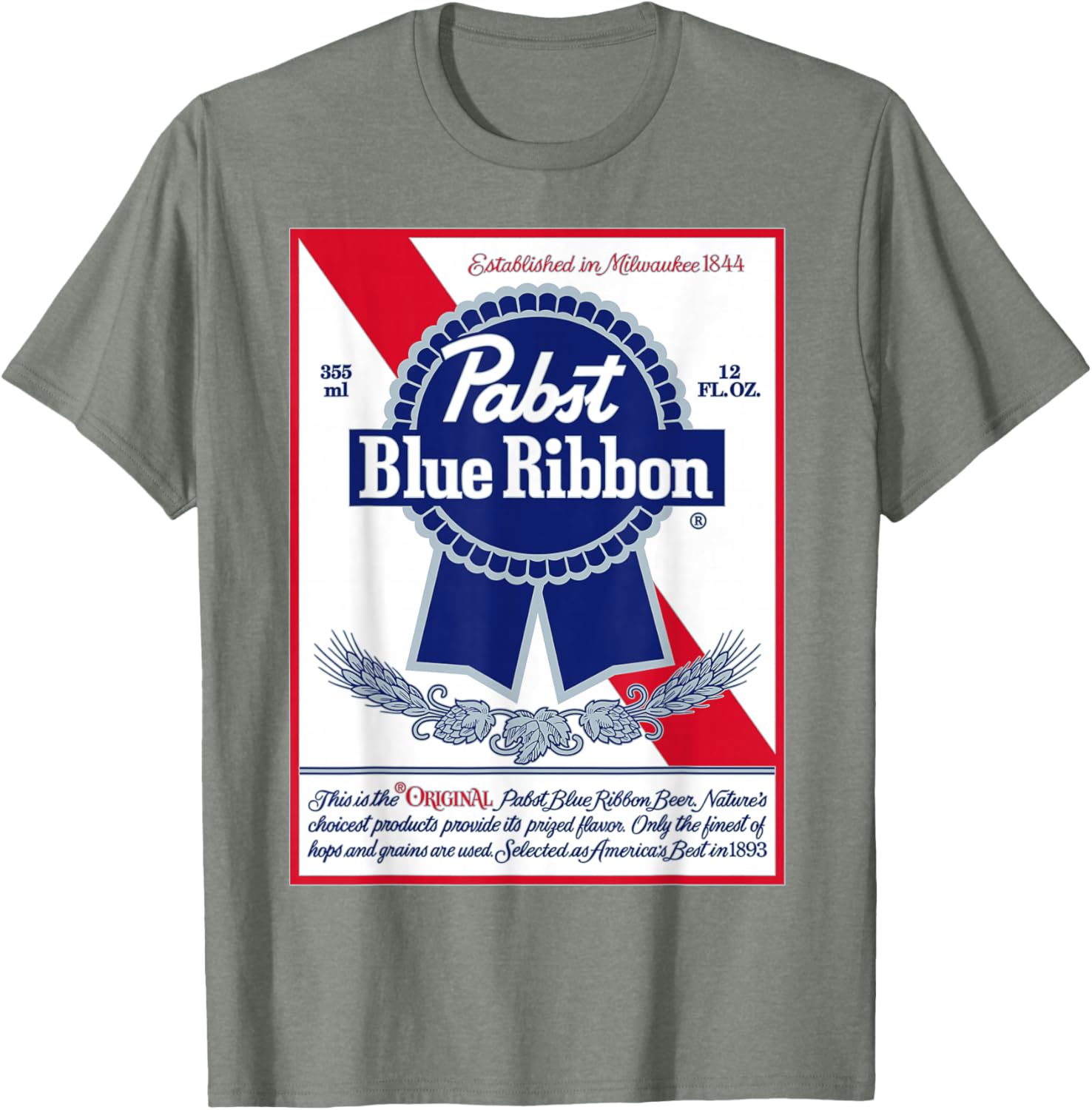 Pabst Vintage Blue Ribbon T-Shirt Stylish Fashion for Casual Wear - 9