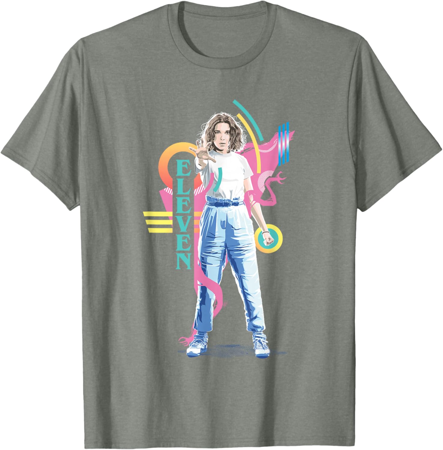 Stranger Things Eleven Retro 80s Icon T-Shirt for Fans and Collectors - 14