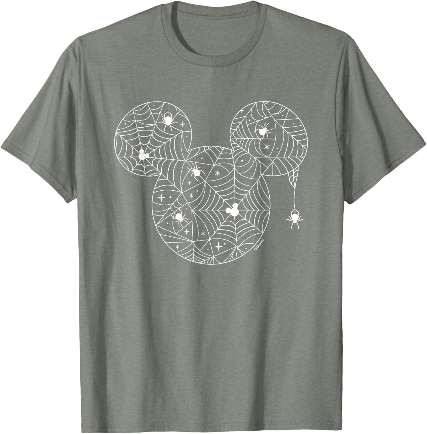Halloween Mickey Spider Web Ears T-Shirt for Festive Fun - 3