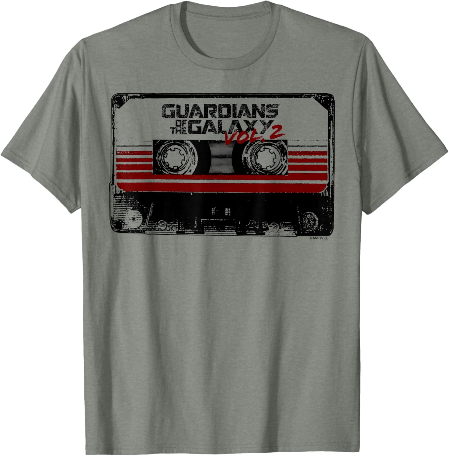 Marvel Guardians of the Galaxy Vol 2 Awesome Mix Tape Logo T-Shirt - 12