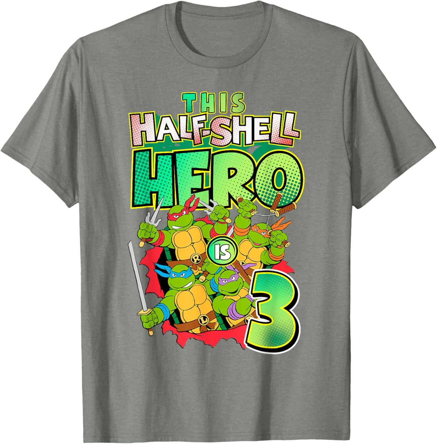 Mademark Teenage Mutant Ninja Turtles This Half Shell Hero T-Shirt - 18