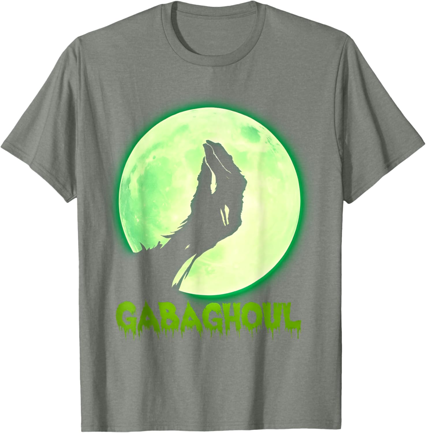 Gabaghoul Funny Hand Moon Italian Joke Halloween T-Shirt for Men and Women - 1
