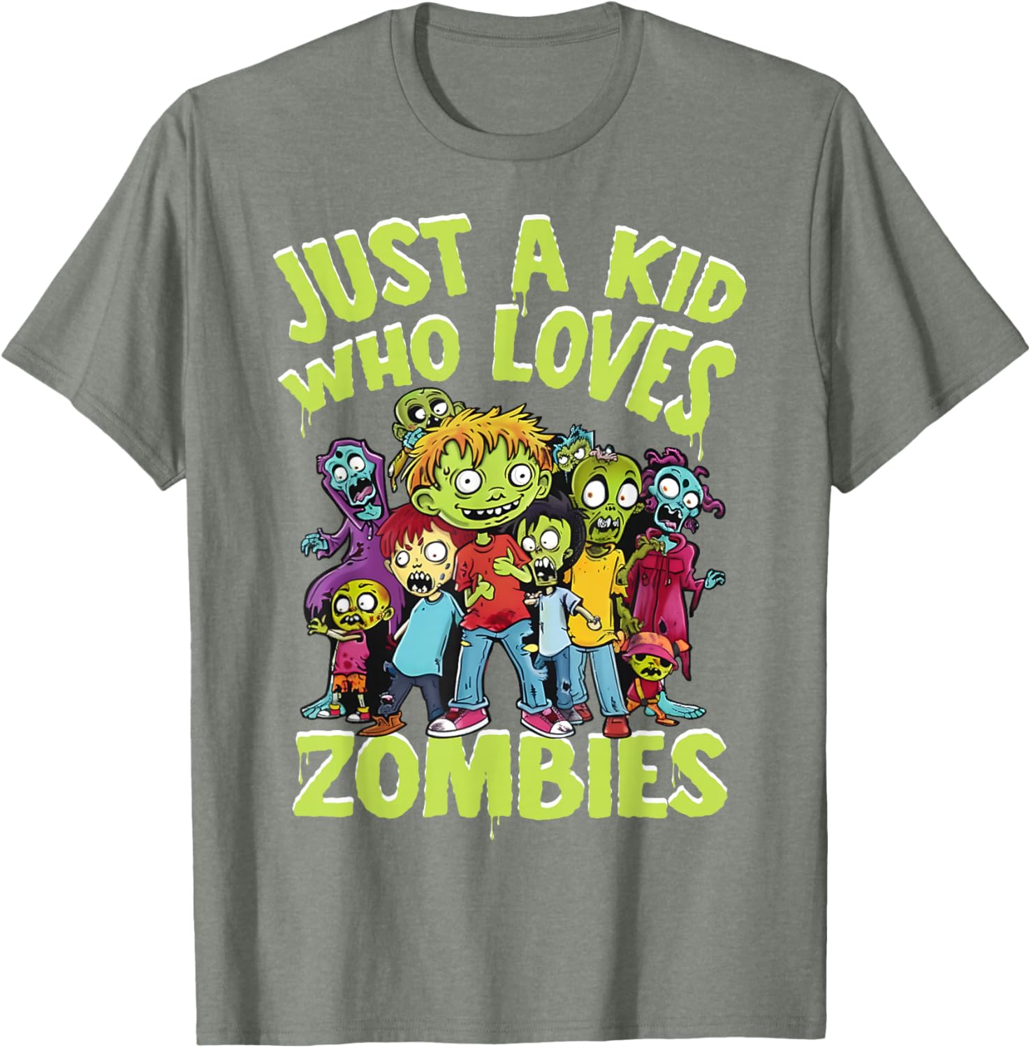 Funny Zombie Love Kids T-Shirt Perfect for Halloween Fun - 6