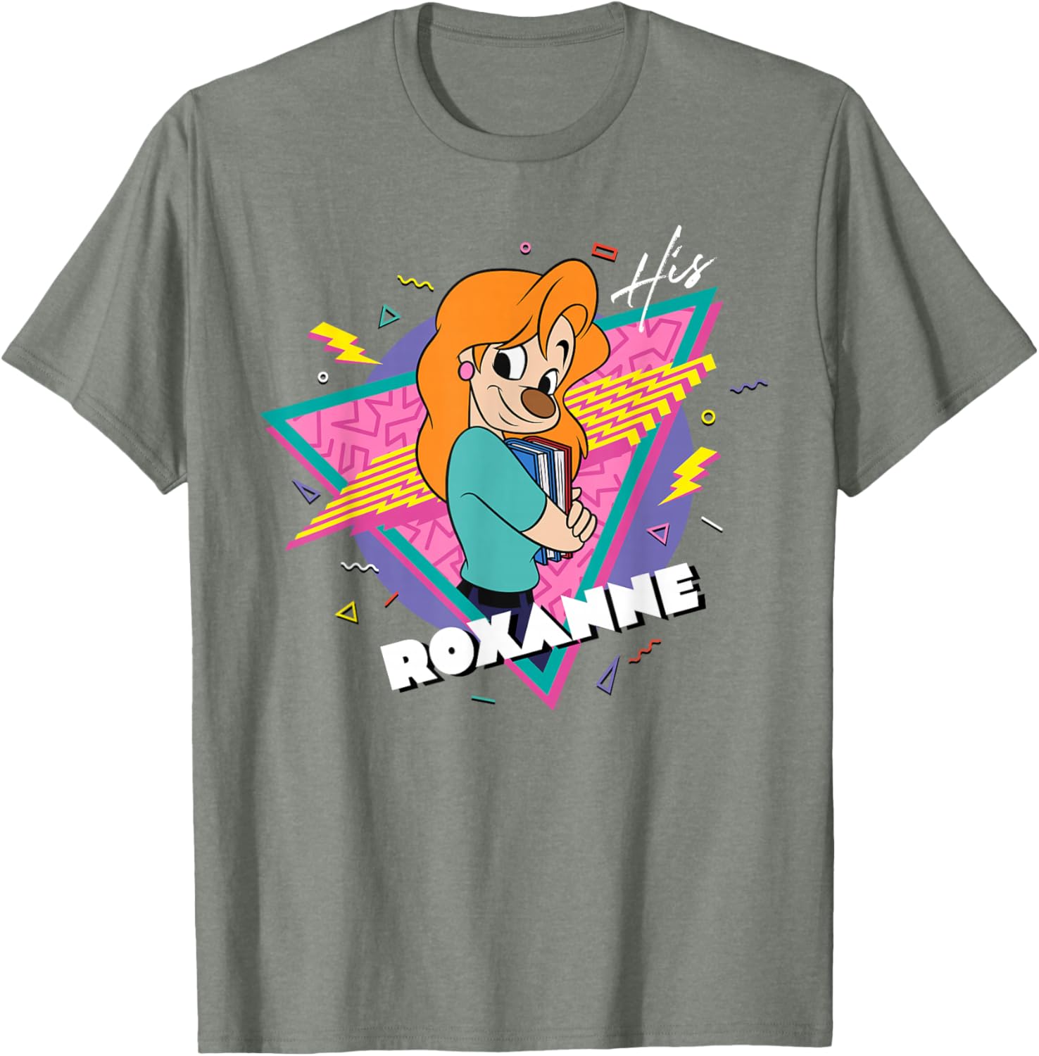 Disney A Goofy Movie Retro 90s Couples Matching His Roxanne T-Shirt - 20