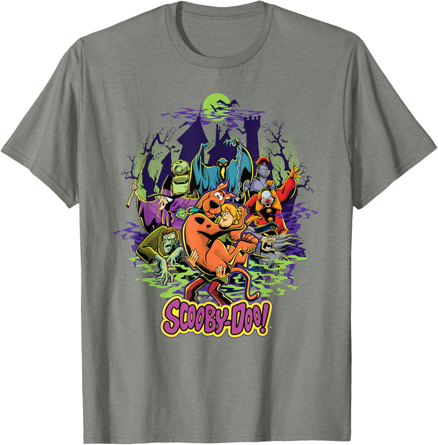 Scooby-Doo and Shaggy Monster Chase T-Shirt for Kids and Adults - 8