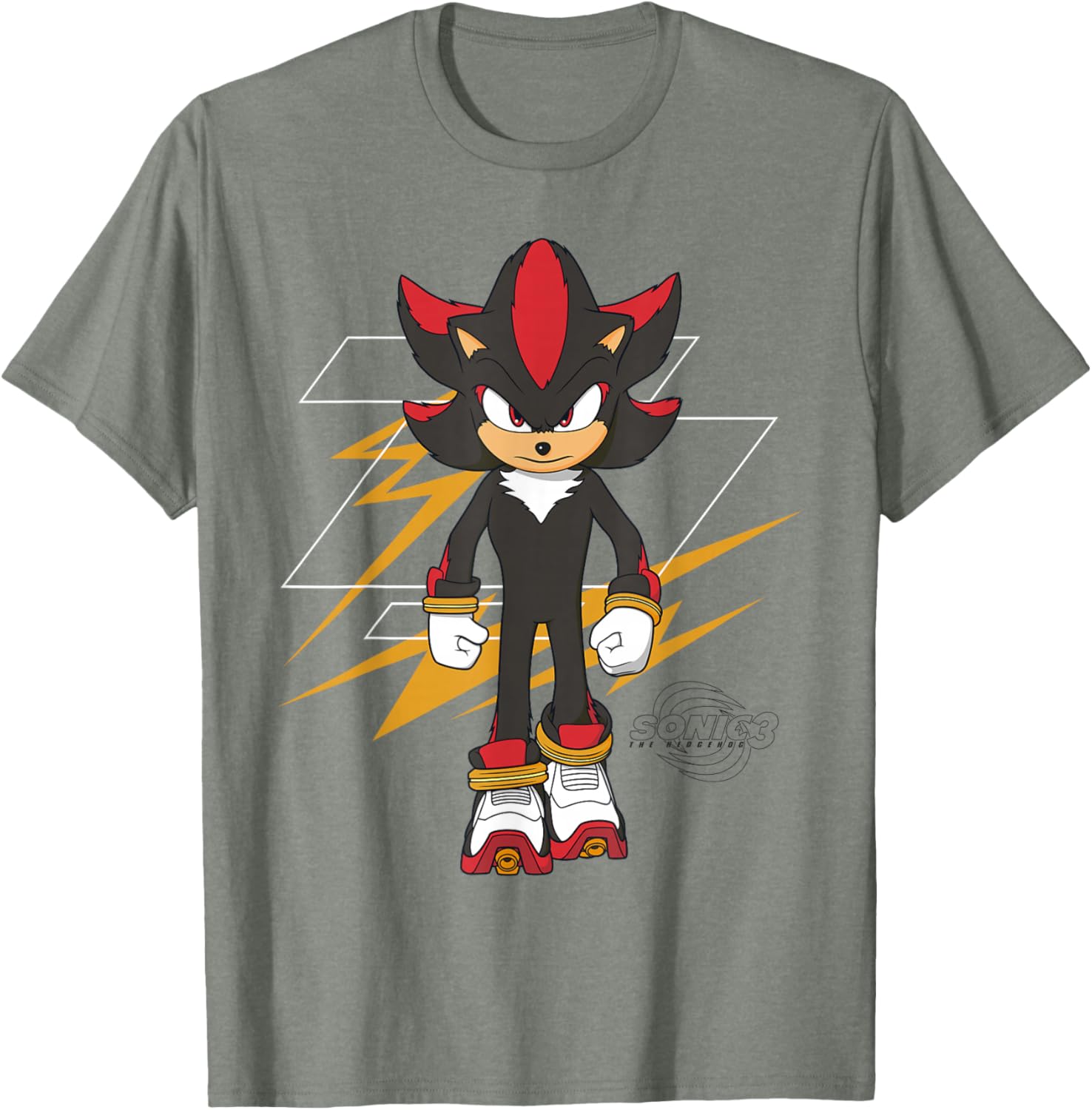 Sonic the Hedgehog 3 Shadow Stand Alone T-Shirt for Fans and Gamers - 7