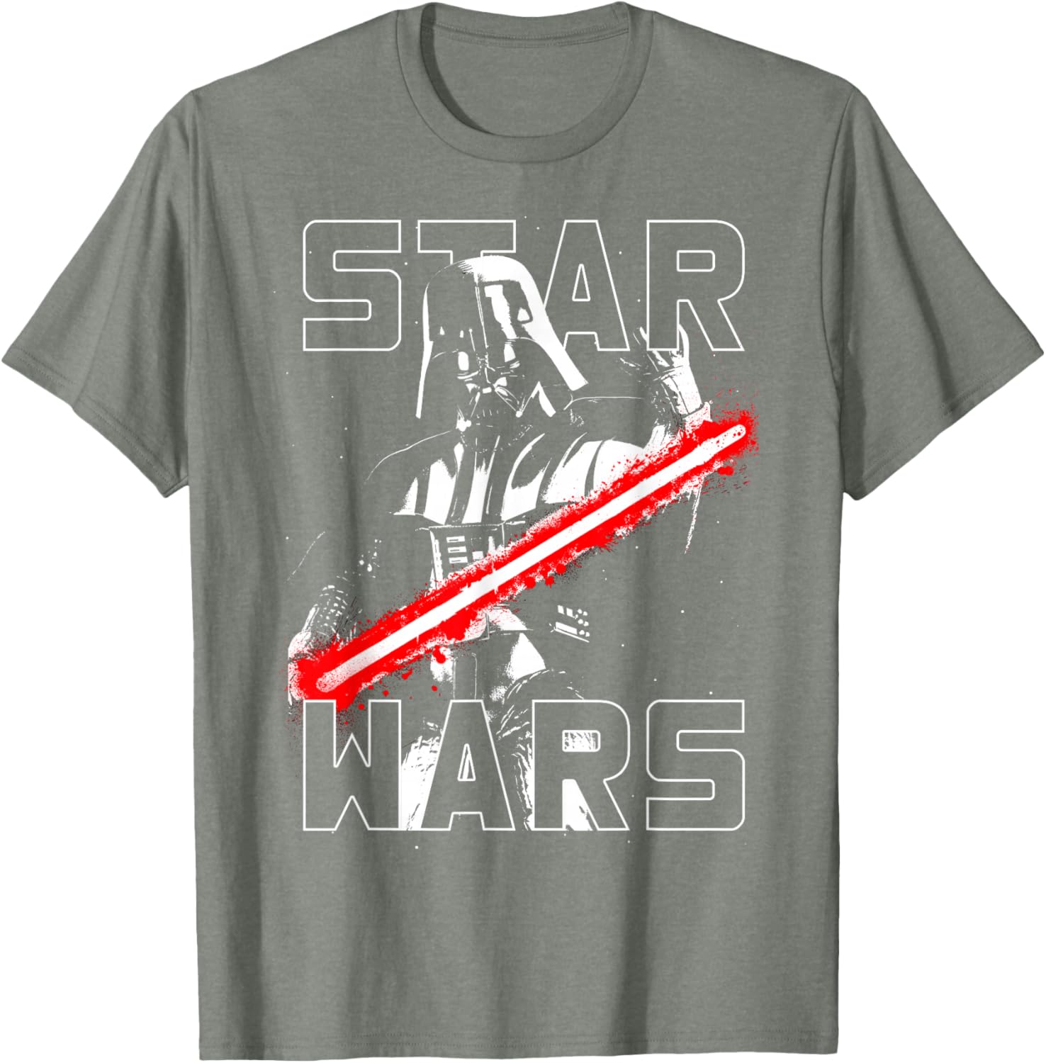 Darth Vader Lightsaber Taunting Graphic T-Shirt for Star Wars Fans - 2
