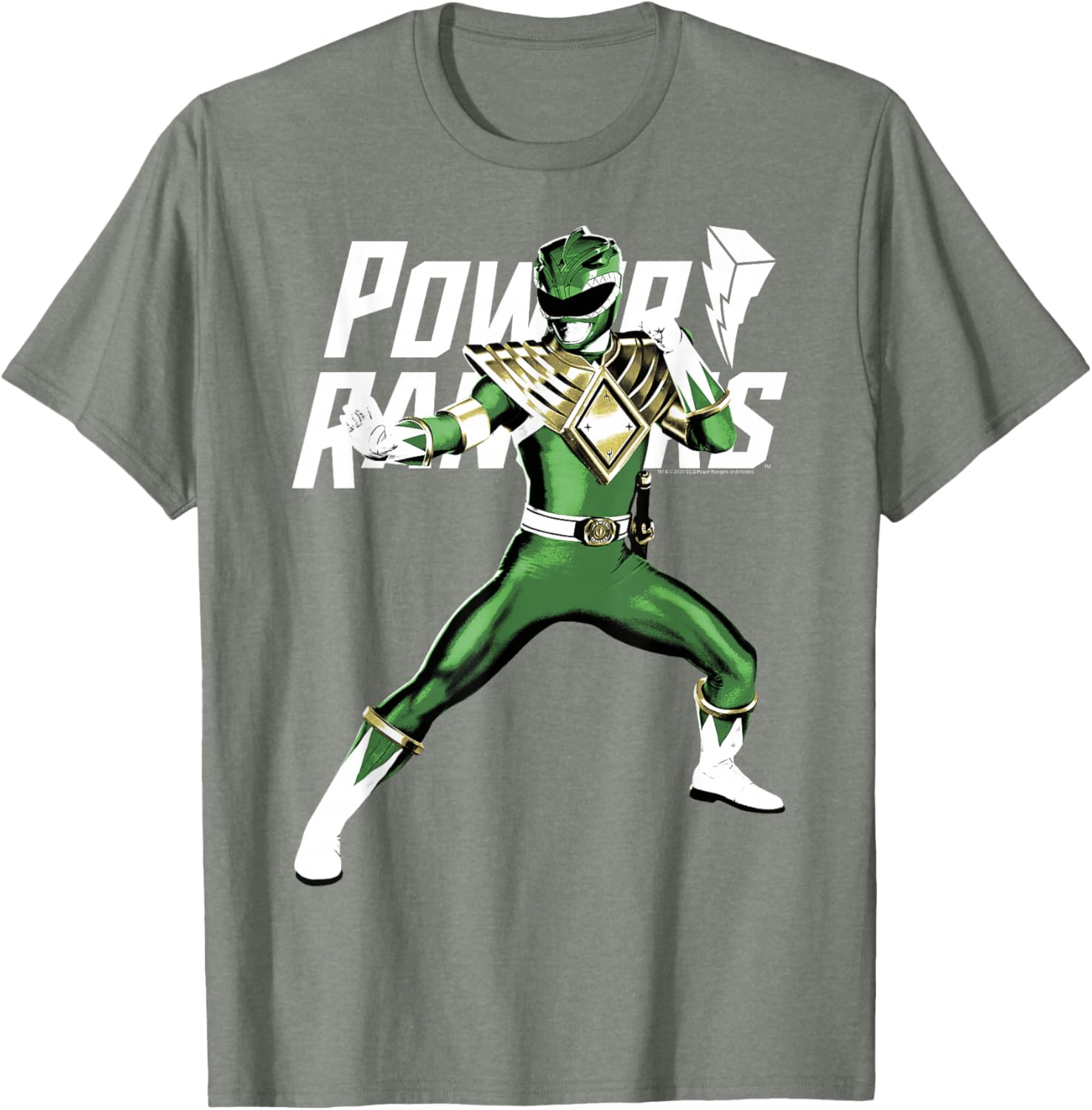 Power Rangers Green Ranger Karate Action Pose T-Shirt for Fans - 2
