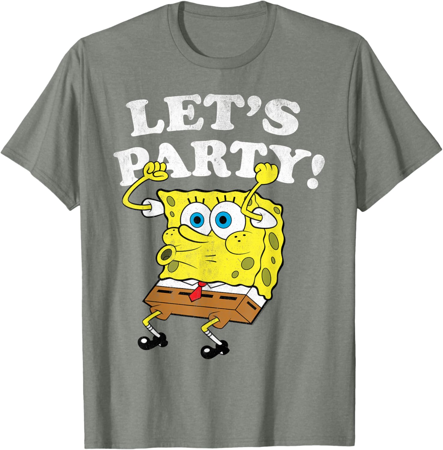 SpongeBob SquarePants Let's Party T-Shirt for Fun Kids Apparel - 4