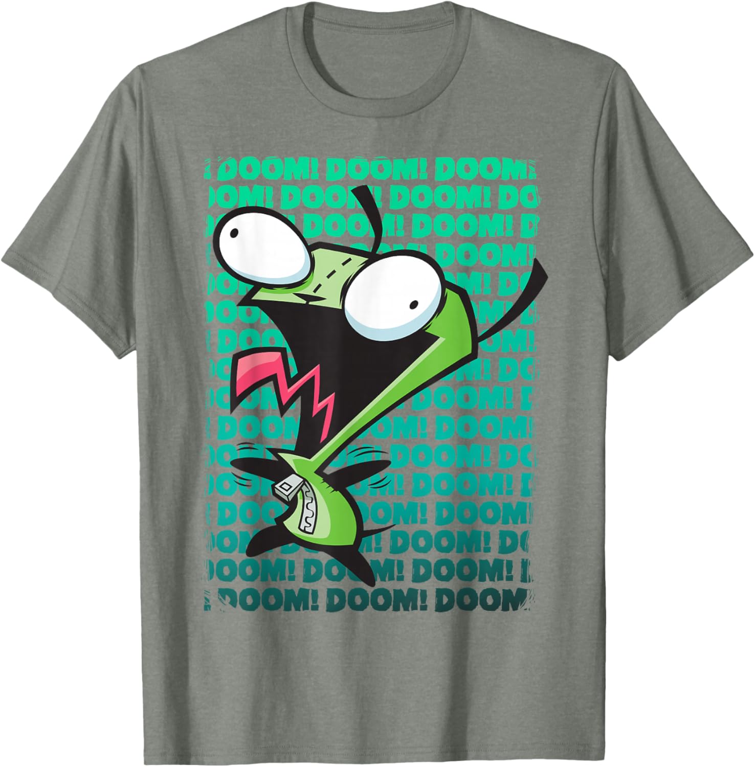 Nickelodeon Invader Zim GIR Impending DOOM Song T-Shirt for Fans - 3