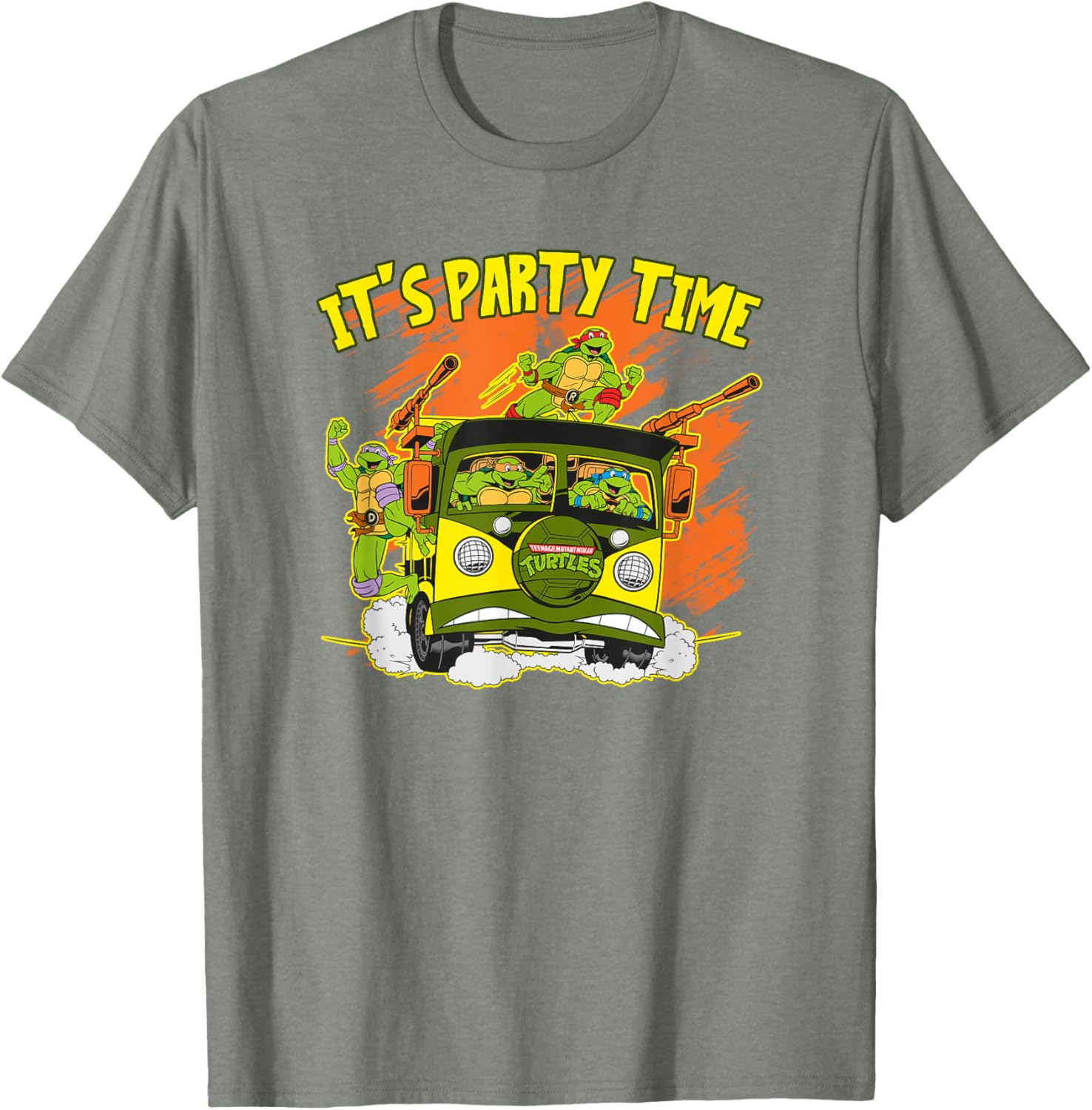 Mademark Teenage Mutant Ninja Turtles Party Time T-Shirt for Kids - 1