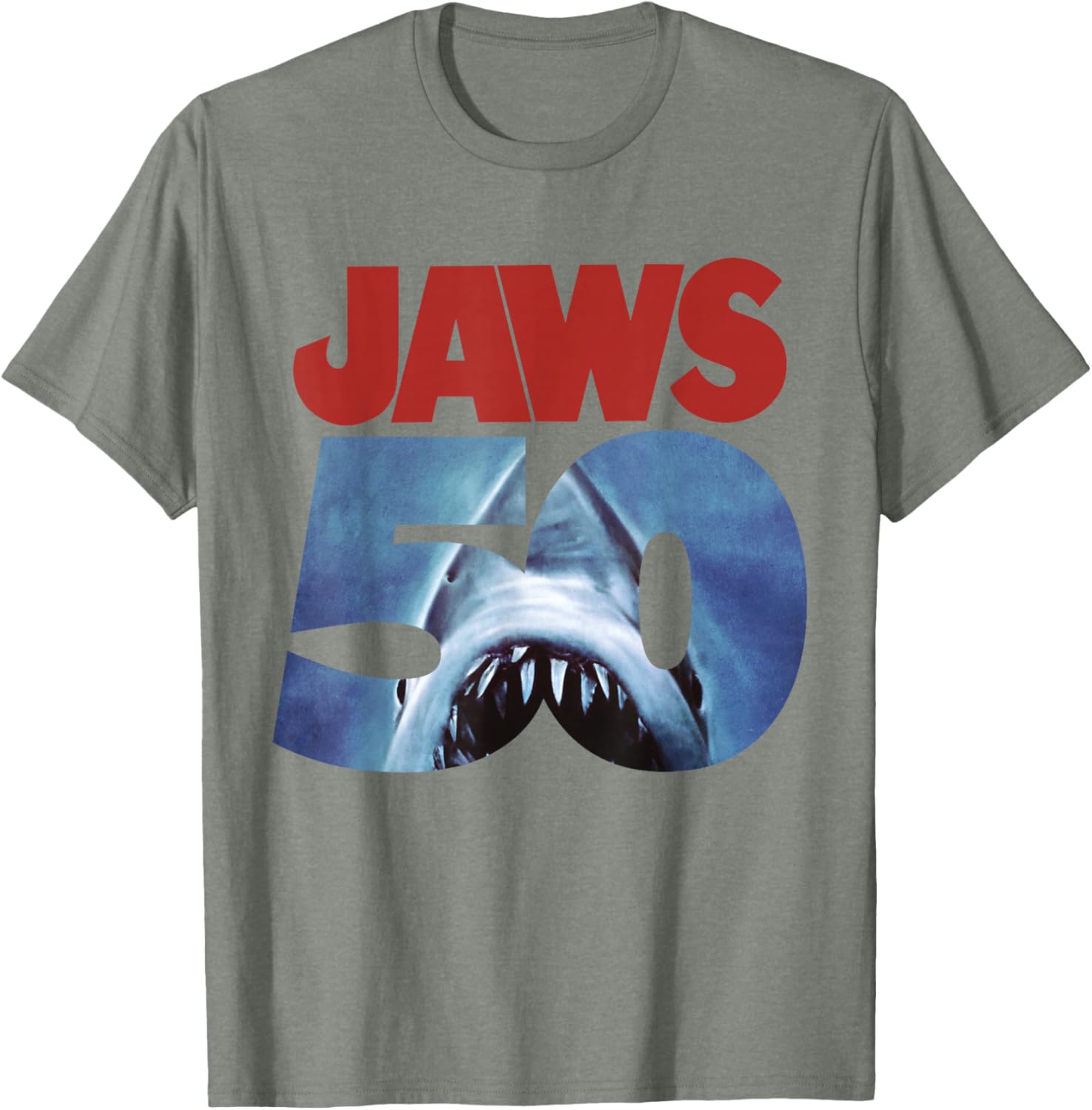 Jaws 50th Anniversary Front and Back T-Shirt for Movie Fans and Collectors - 22