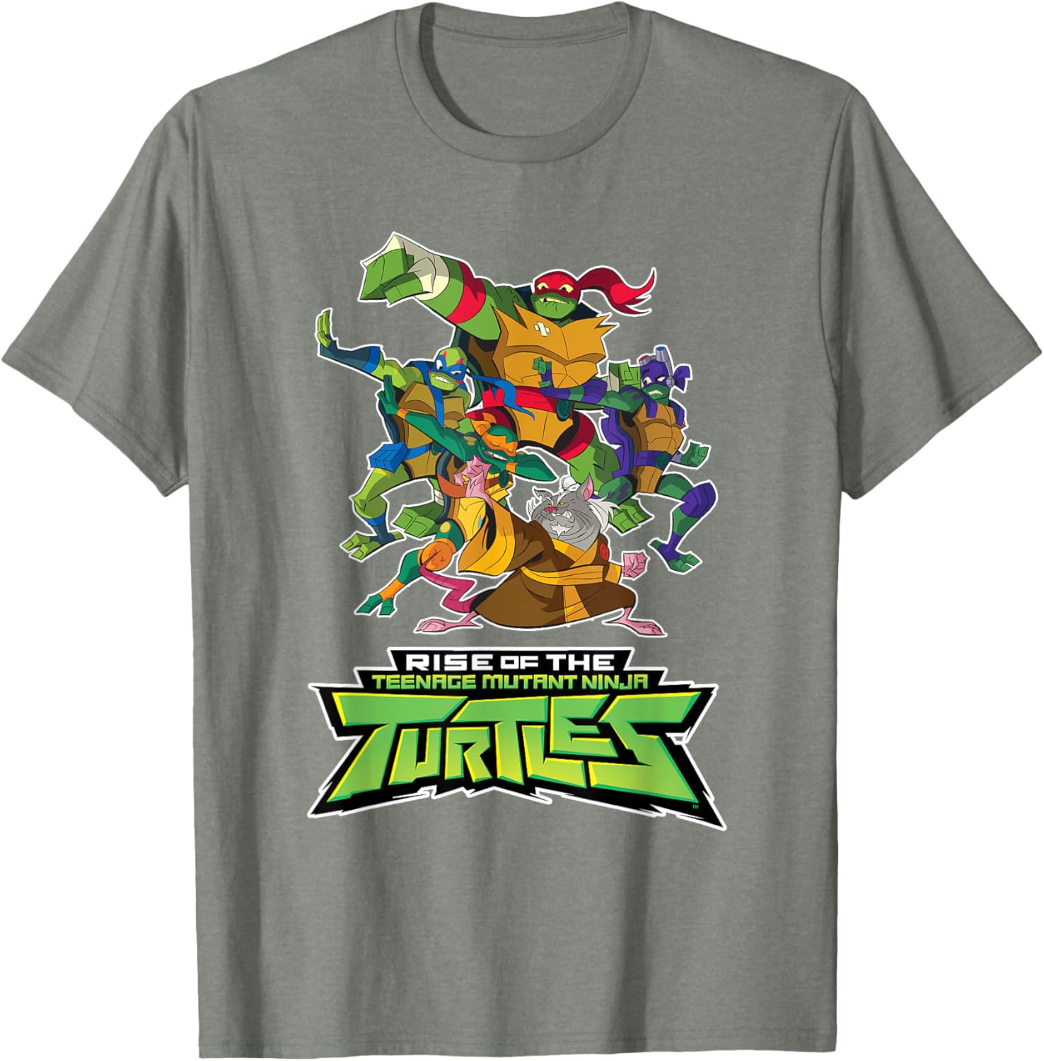 Mademark Teenage Mutant Ninja Turtles Rise T-Shirt with Splinter Design - 12