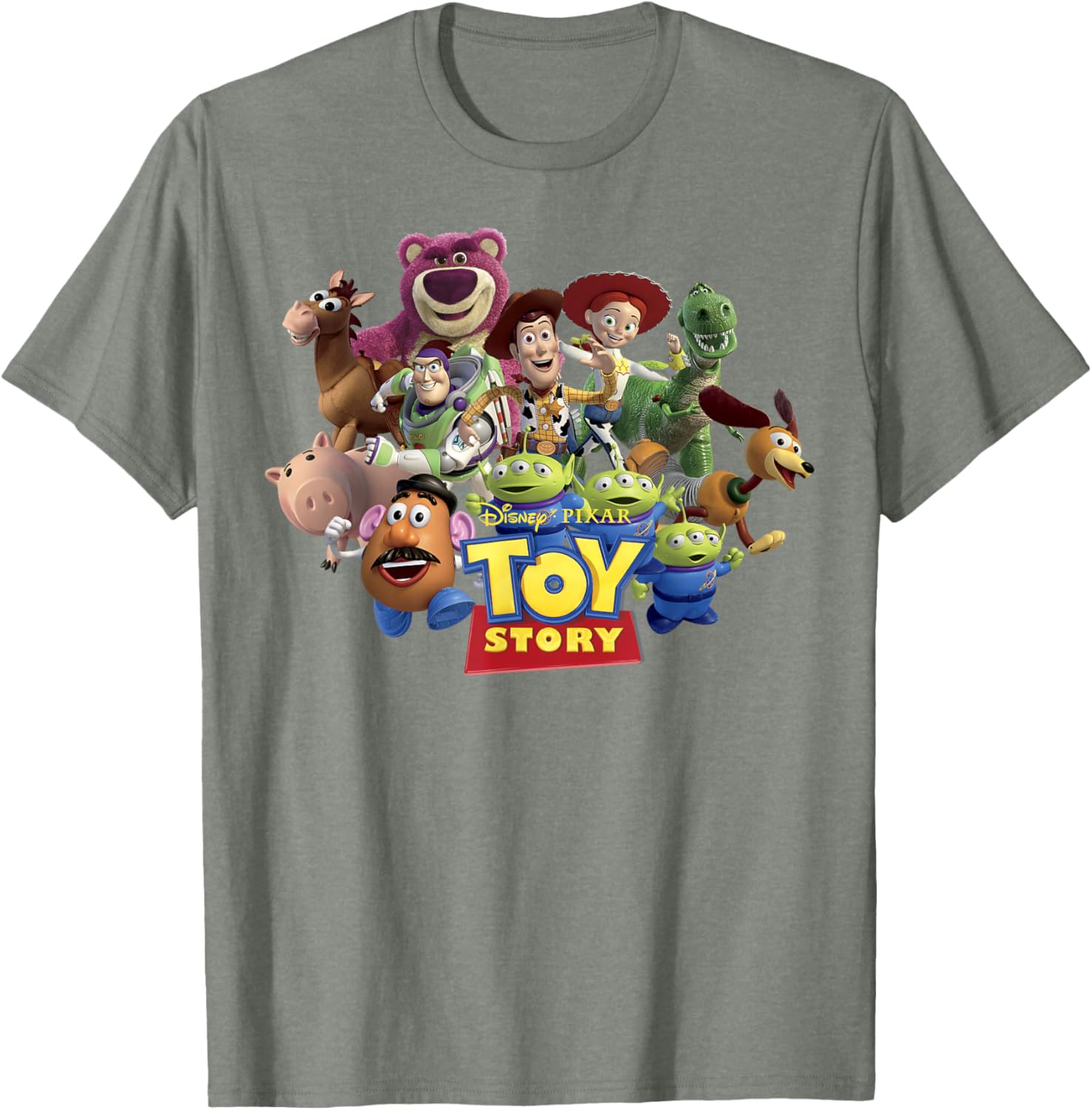 Disney Pixar Toy Story Buzz Woody Jessie Running T-Shirt for Kids - 9