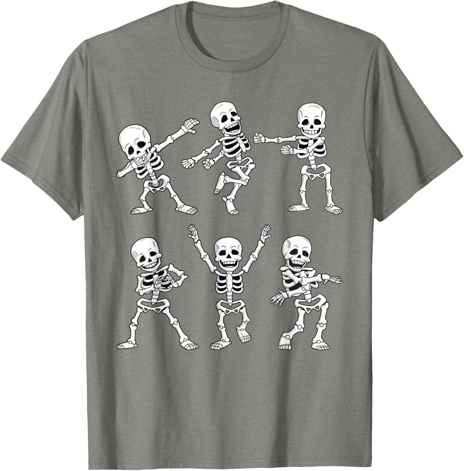 Dancing Skeletons Halloween T-Shirt for Boys and Girls Fun Dance Challenge - 14