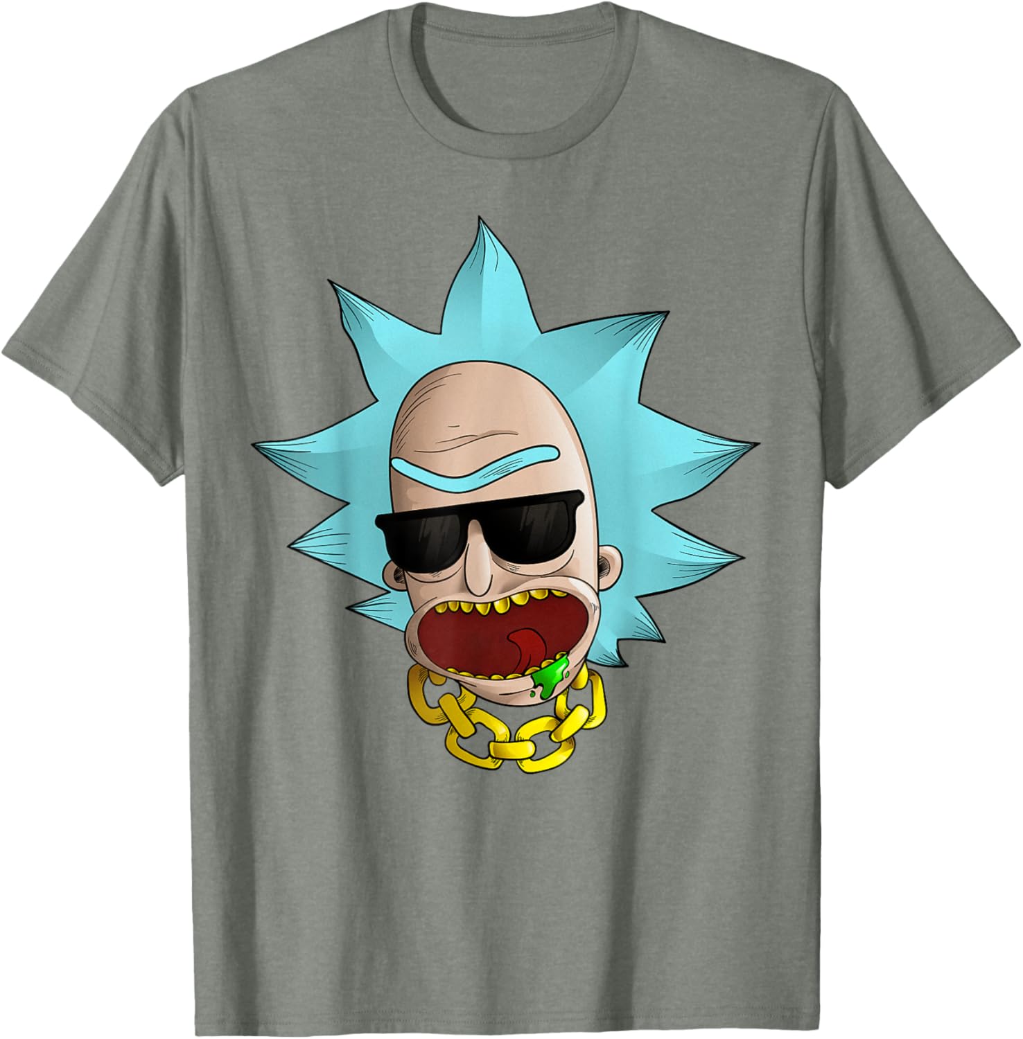 Mademark x Rick and Morty Cool Chained Reaction T-Shirt for Fans - 14