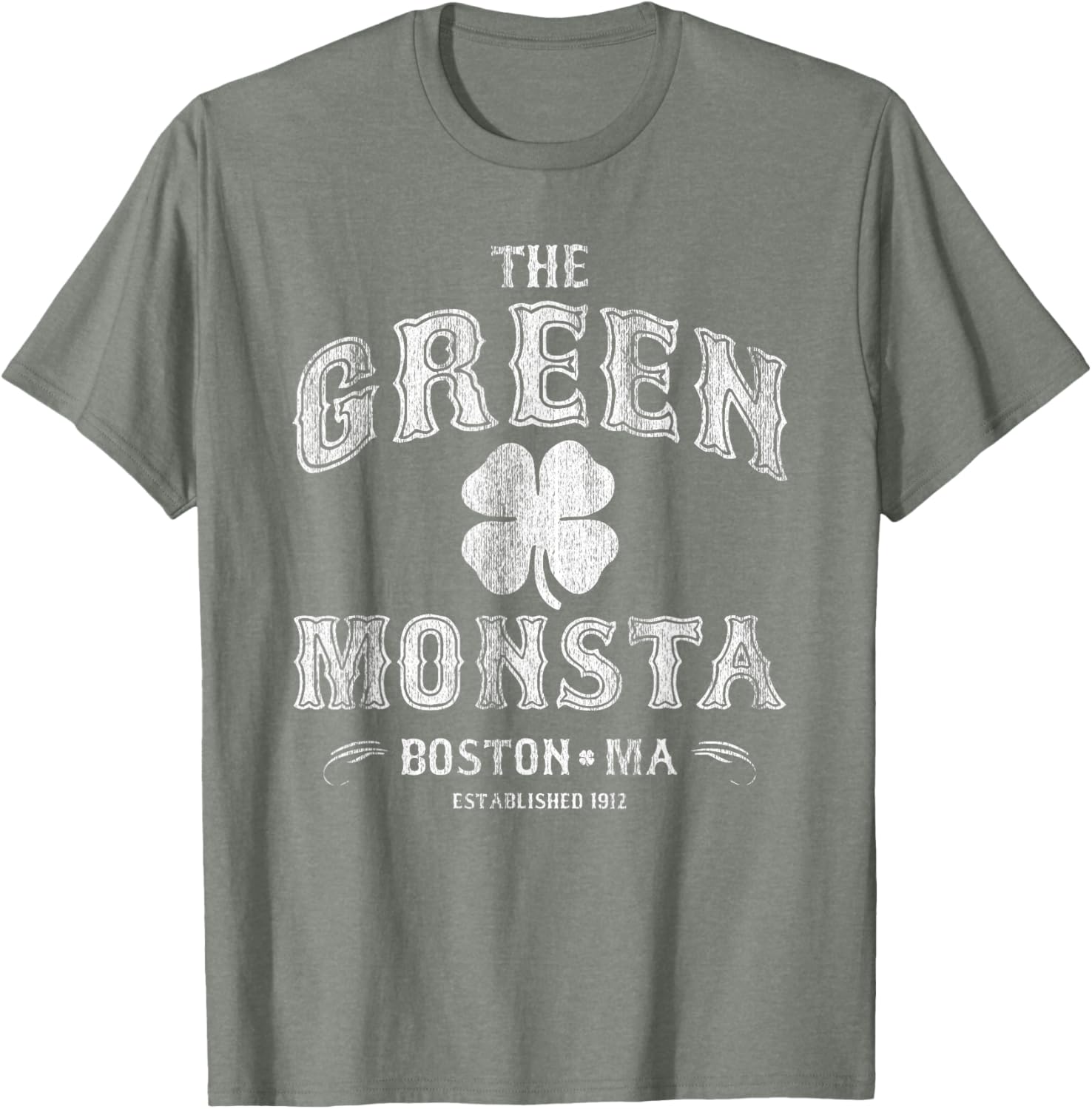 The Green Monsta Boston T-Shirt Perfect for Game Day or St. Patrick's Day - 6