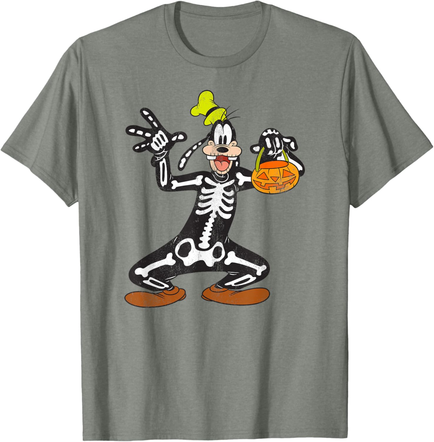 Disney Goofy Skeleton Halloween T-Shirt for Fun Festive Occasions - 6