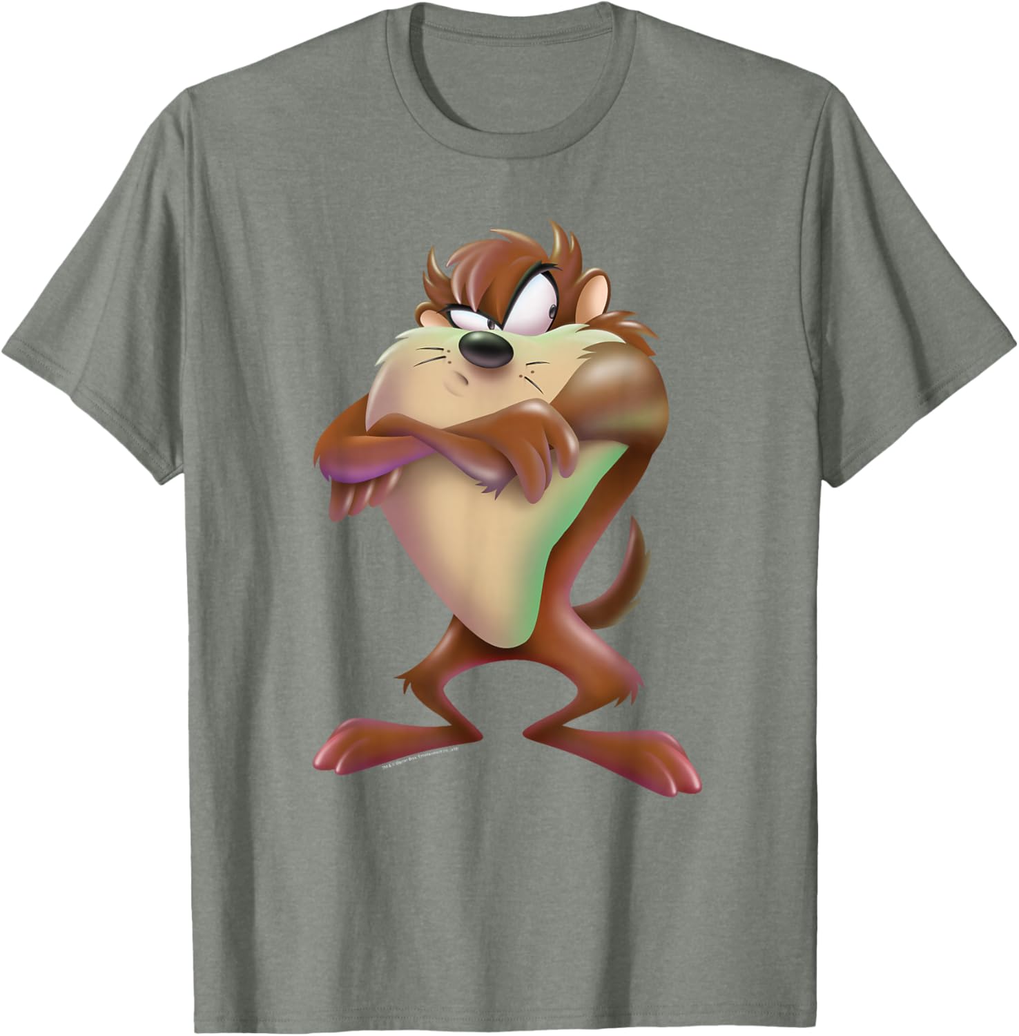 Looney Tunes Tazmanian Devil Airbrushed T-Shirt for Fun Fashion Lovers - 1
