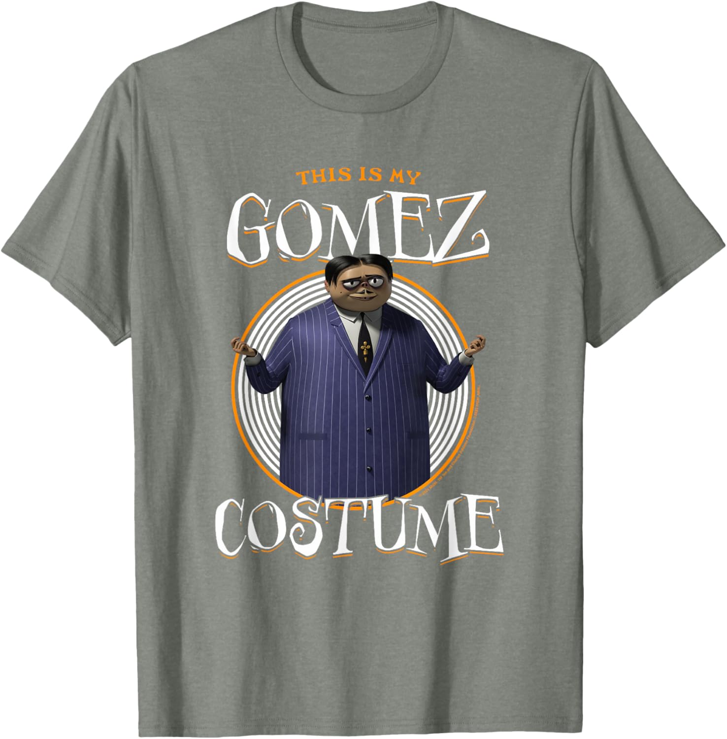 Addams Family 2 Gomez Costume T-Shirt Perfect for Halloween Fun - 10