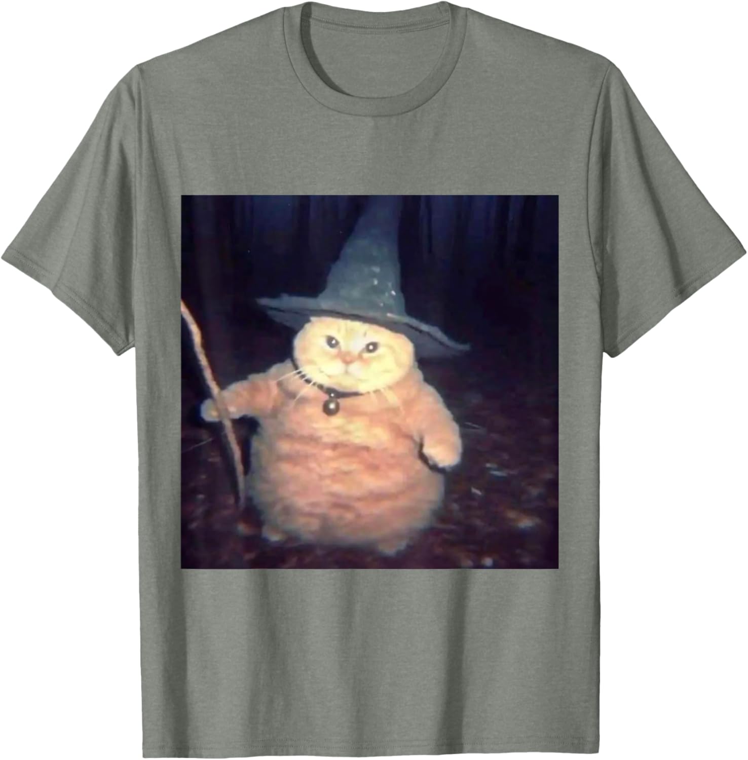 Funny Wizard Cat Halloween T-Shirt for Cat Lovers and Meme Fans - 5