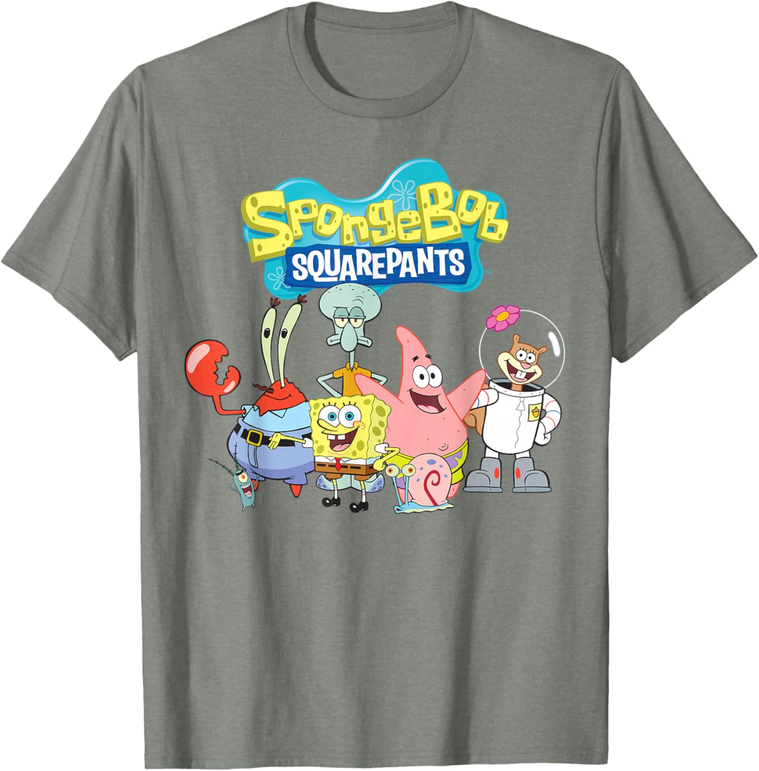 SpongeBob SquarePants Friends T-Shirt for Fun Loving Fans - 5