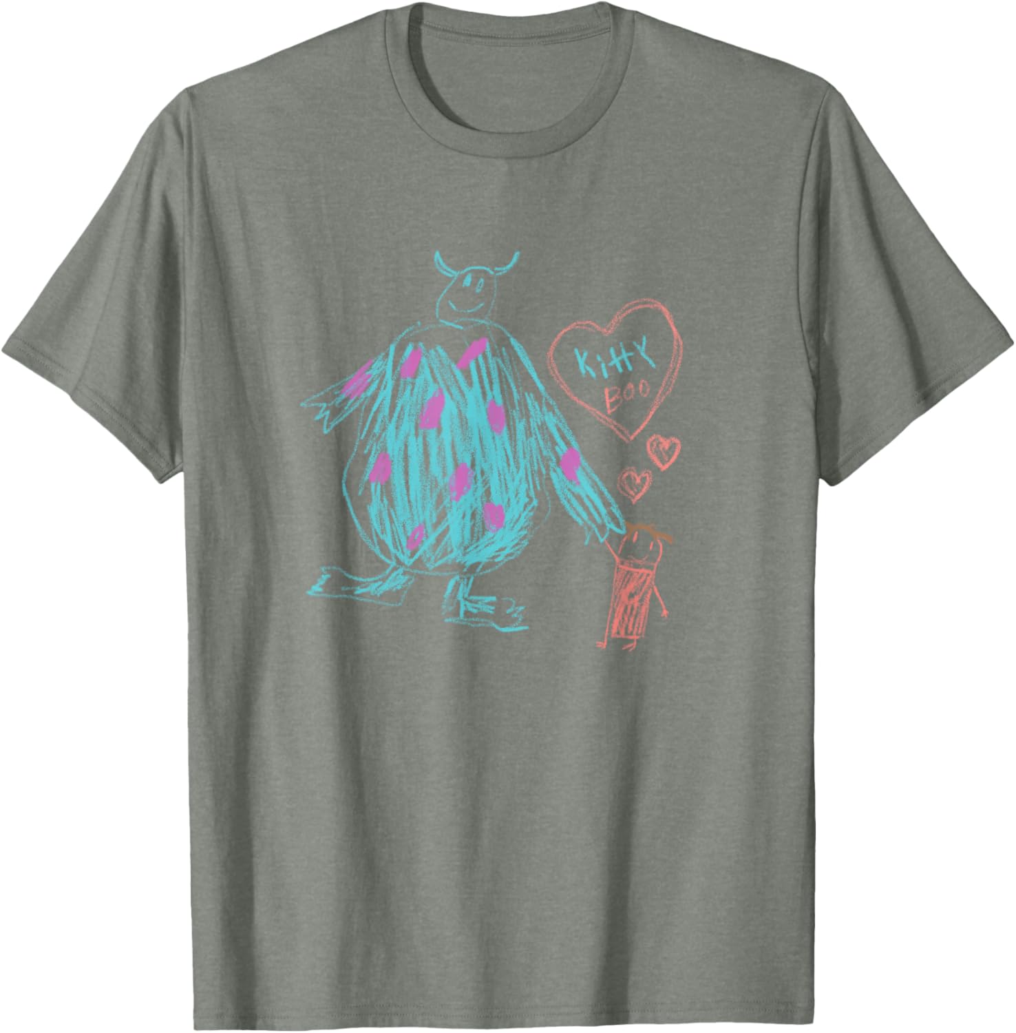 Monsters Inc Sulley Kitty and Boo T-Shirt for Kids and Fans - 1
