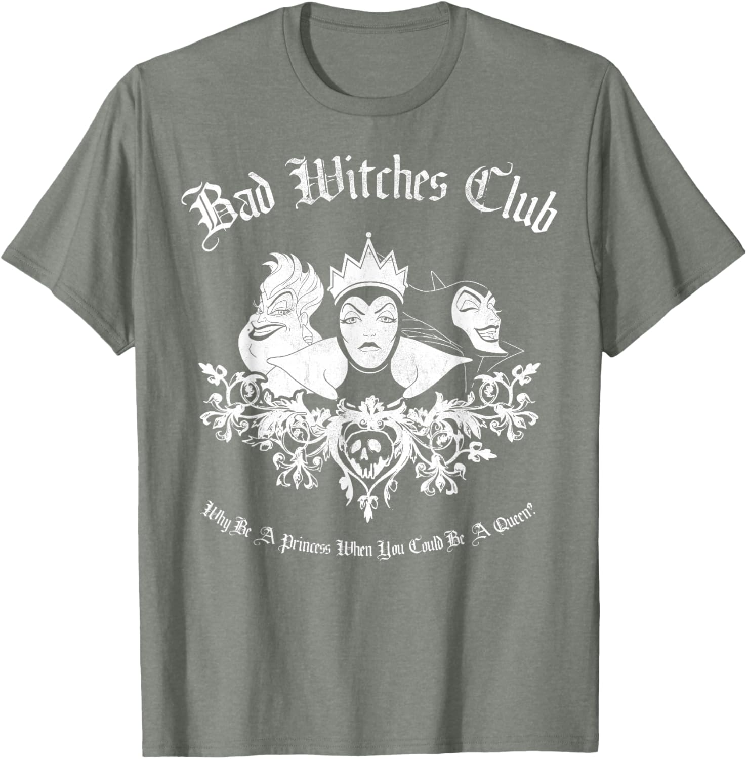 Disney Villains Bad Witches Club Vintage T-Shirt for Fans and Collectors - 5
